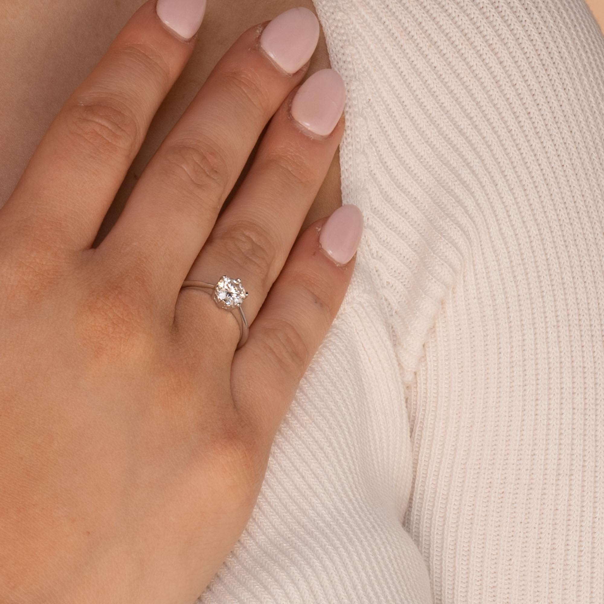 1 ct The Bella Moissanite Diamond Engagement Ring - Camile & Stone