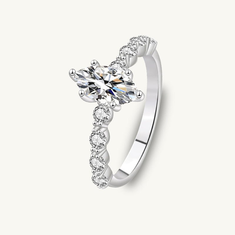 1 ct The Elizabeth Moissanite Diamond Engagement Ring - Camile & Stone