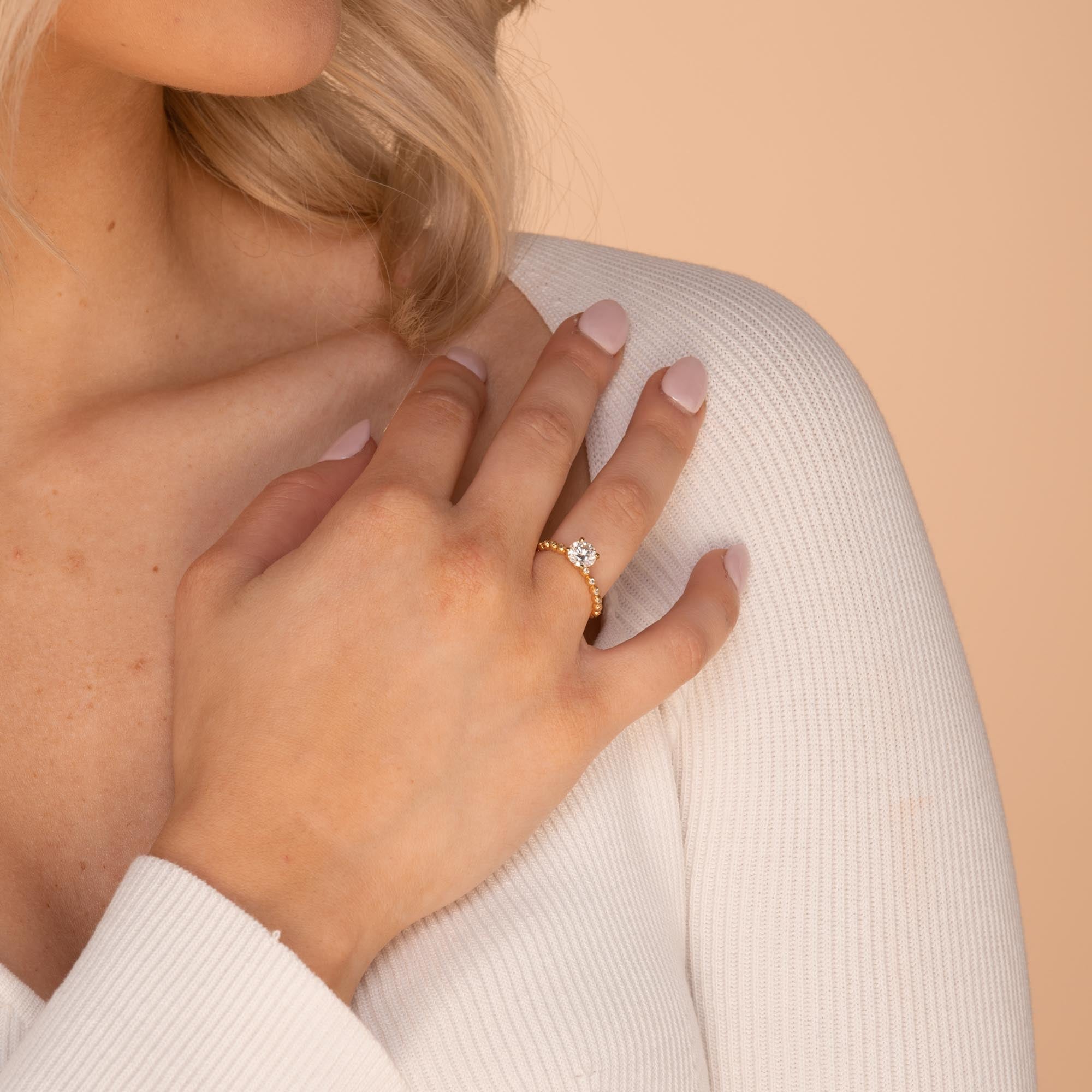 1 ct The Emilia Moissanite Diamond Engagement Ring - Camile & Stone