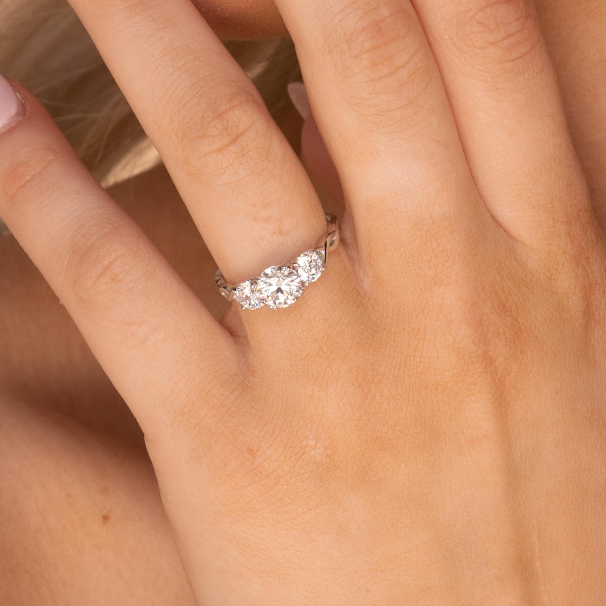 1.0 ct The Aubrey Moissanite Diamond Ring - Camile & Stone