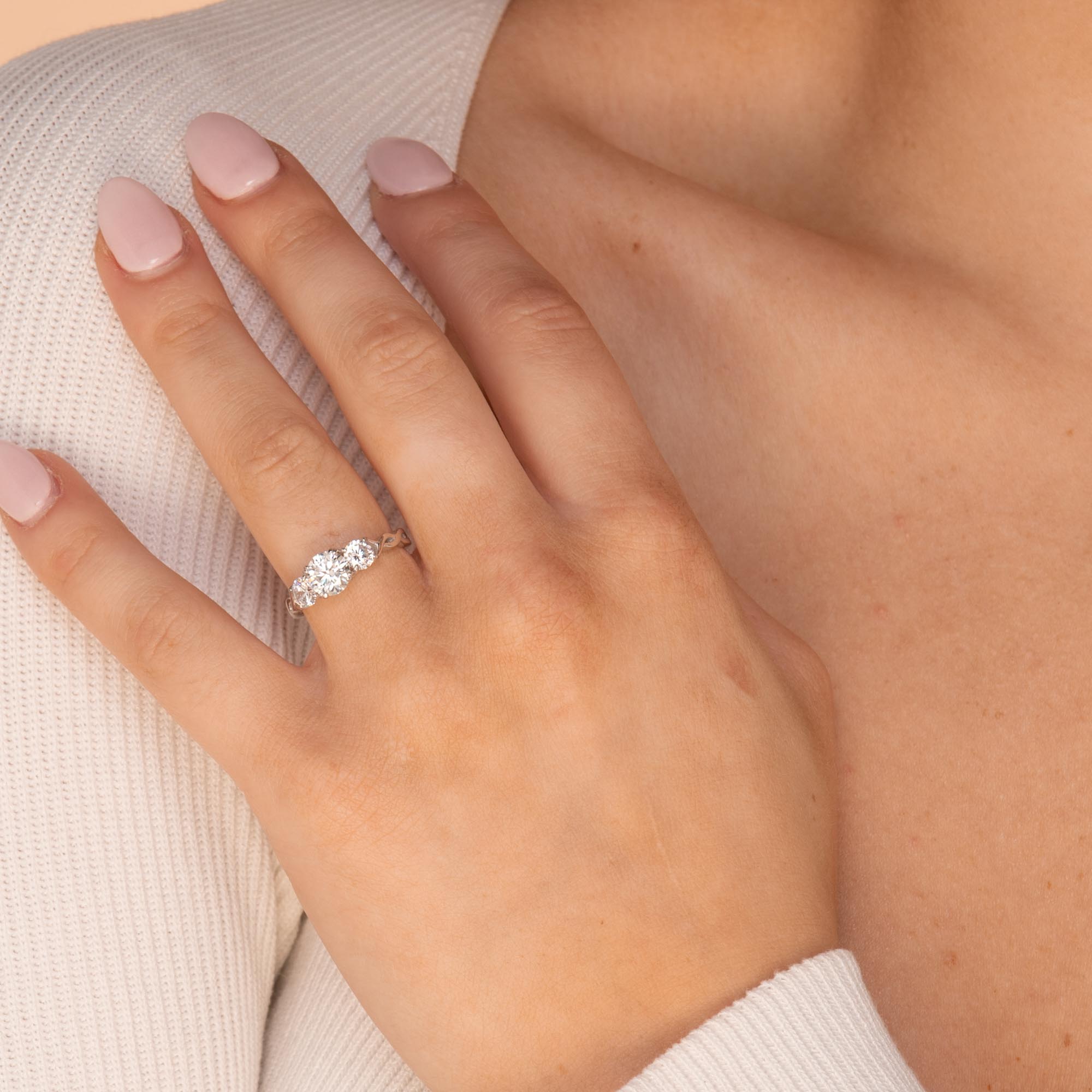 1.0 ct The Aubrey Moissanite Diamond Ring - Camile & Stone