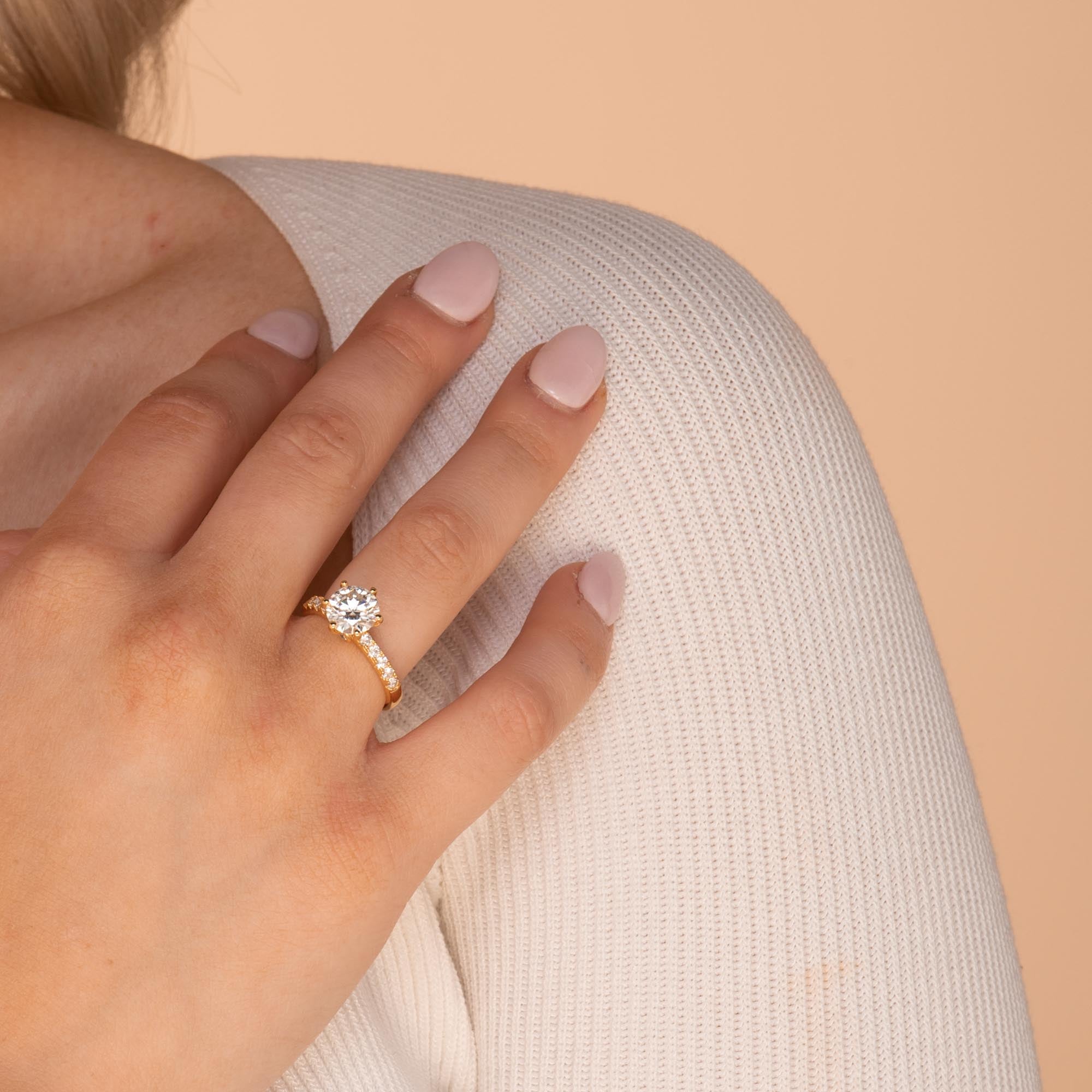 2 ct The Alexa Moissanite Diamond Engagement Ring - Camile & Stone