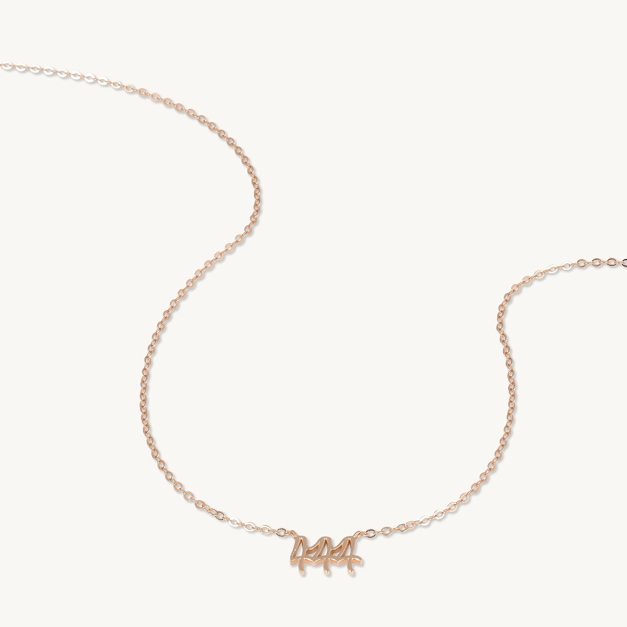 444 Angel Number Pendant Necklace - Camile & Stone