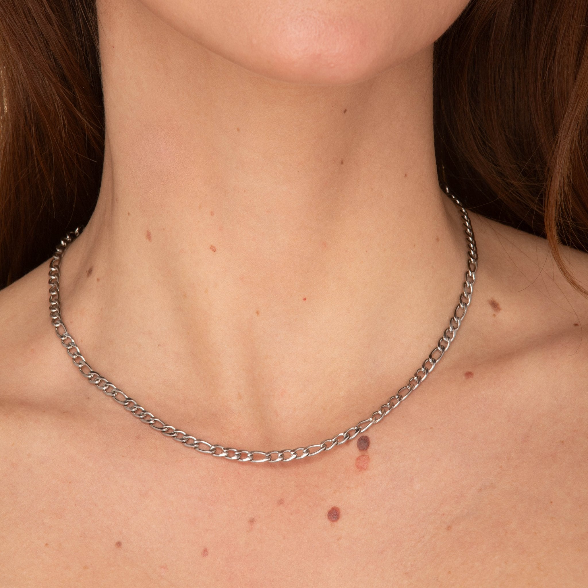 4mm Figaro Chain Necklace - Camile & Stone