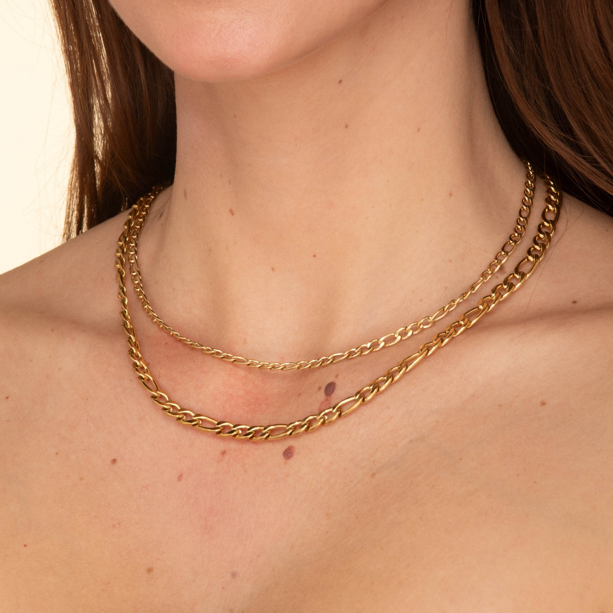 4mm Figaro Chain Necklace - Camile & Stone