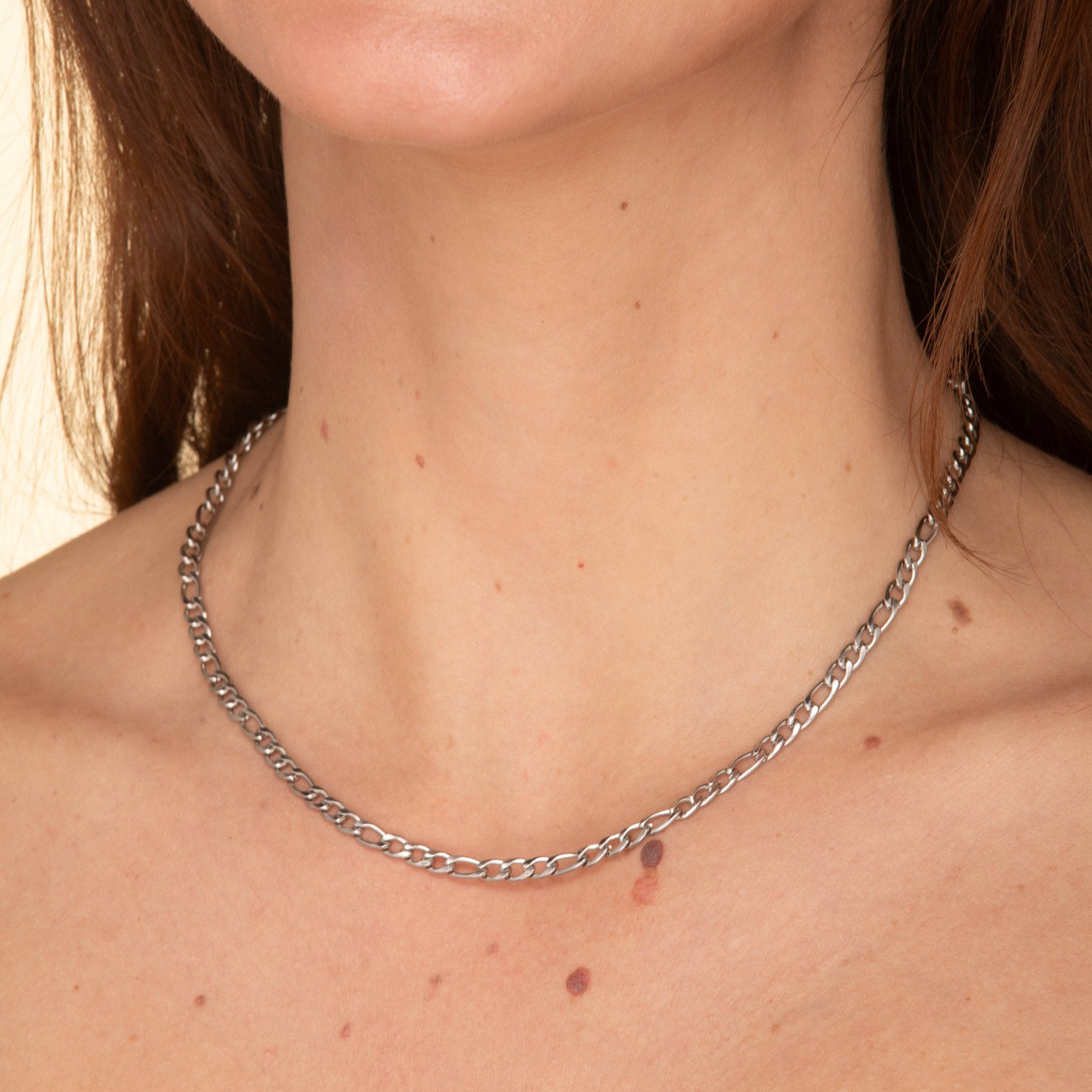 4mm Figaro Chain Necklace - Camile & Stone