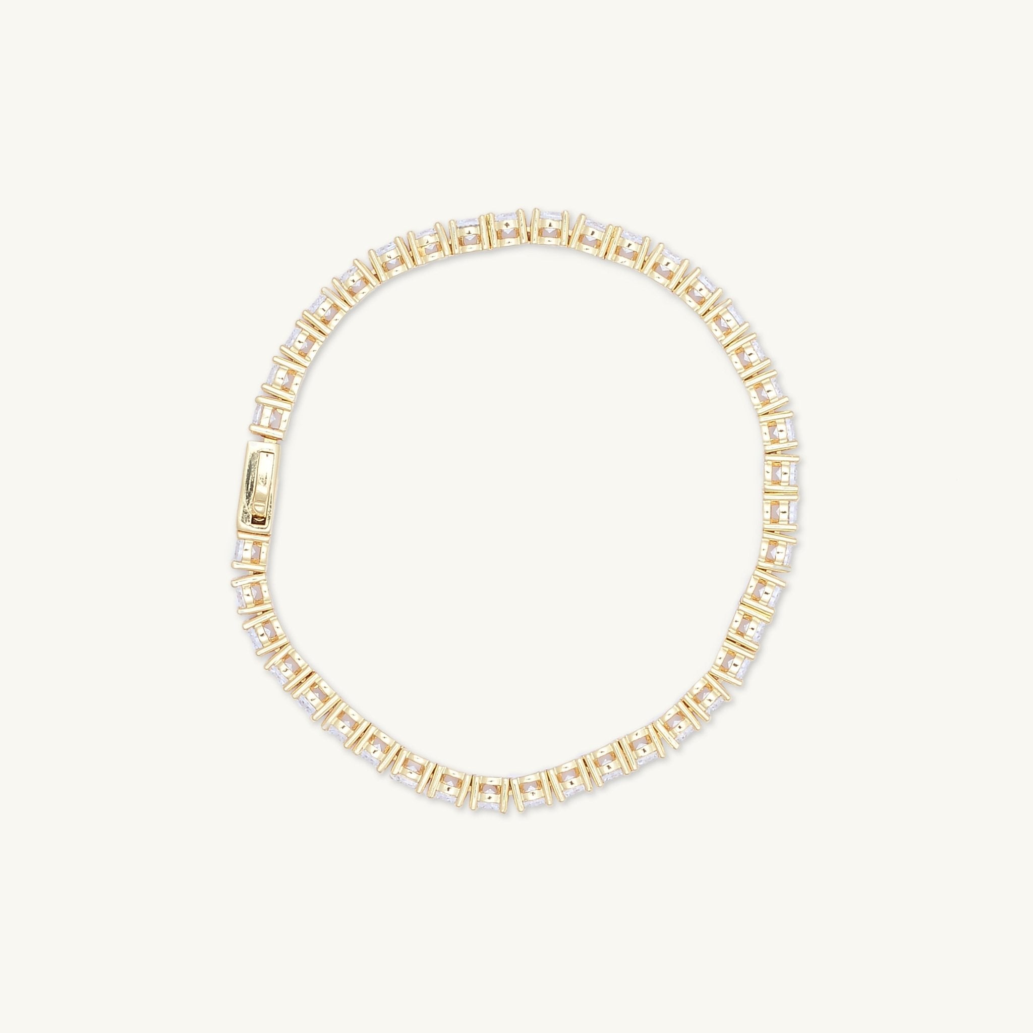 4mm Tennis Chain Unisex Bracelet - Camile & Stone