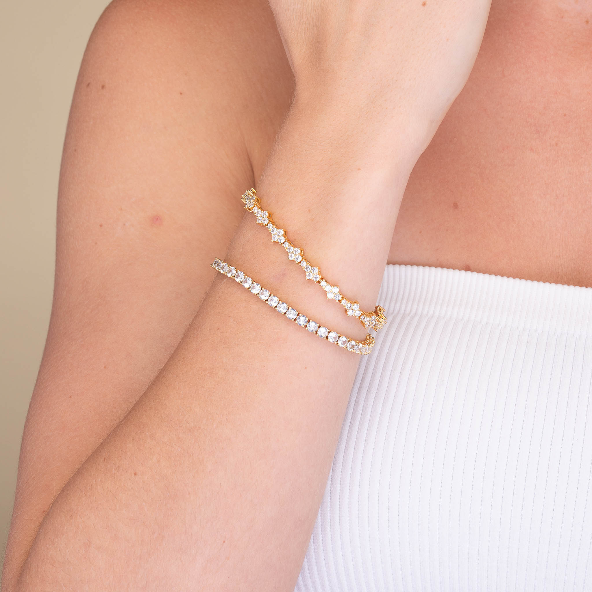 4mm Tennis Chain Unisex Bracelet - Camile & Stone