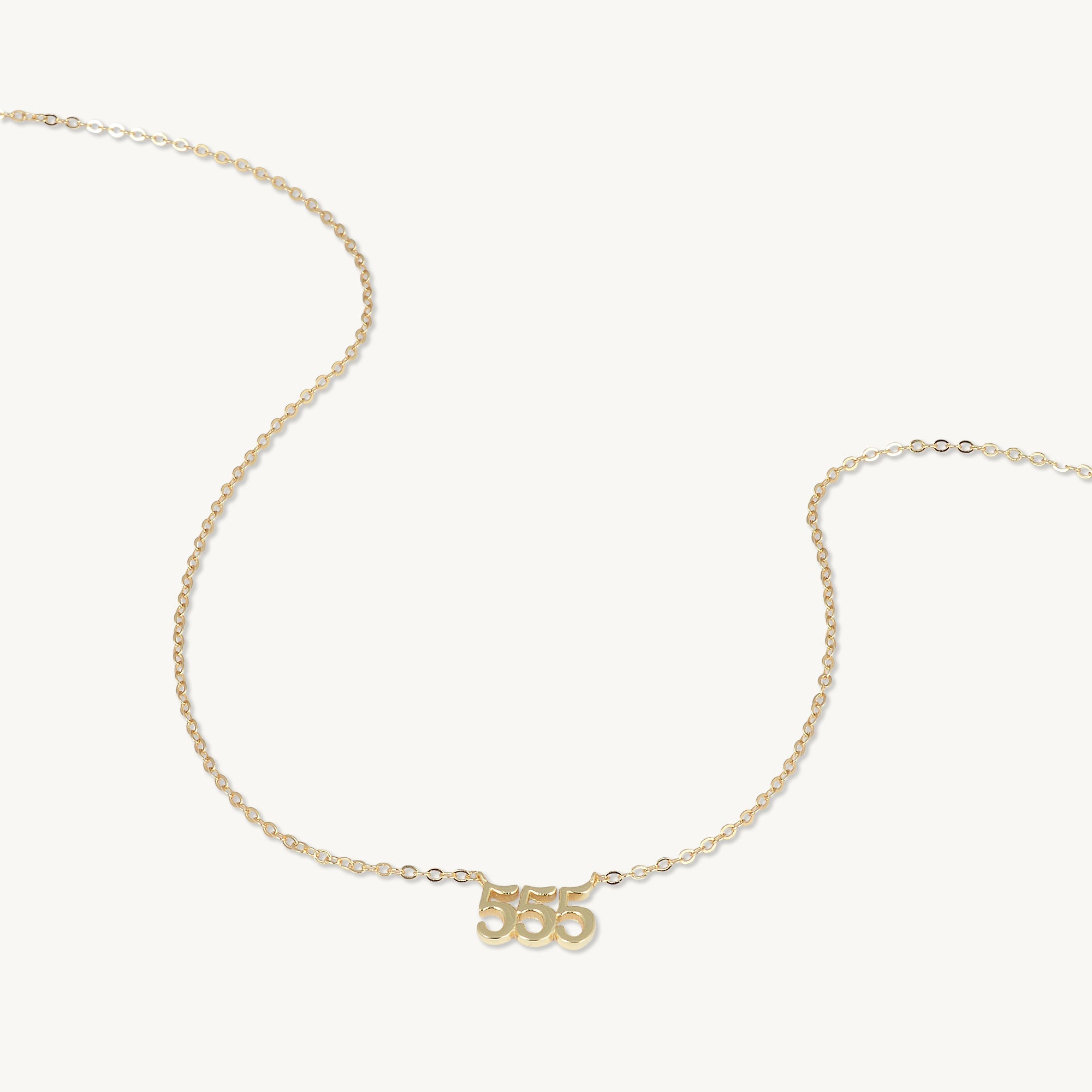555 Angel Number Pendant Necklace - Camile & Stone