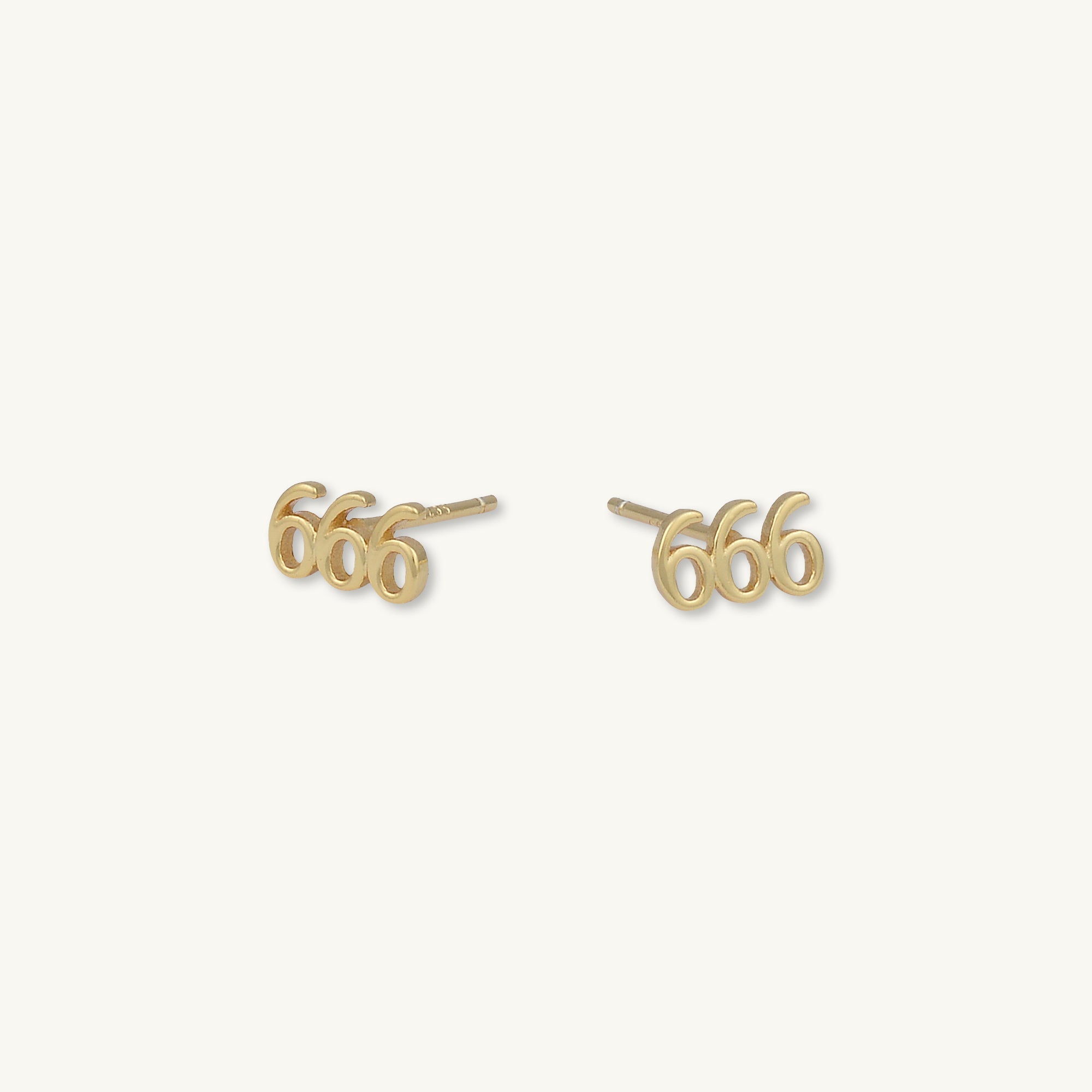666 Angel Number Earrings - Camile & Stone