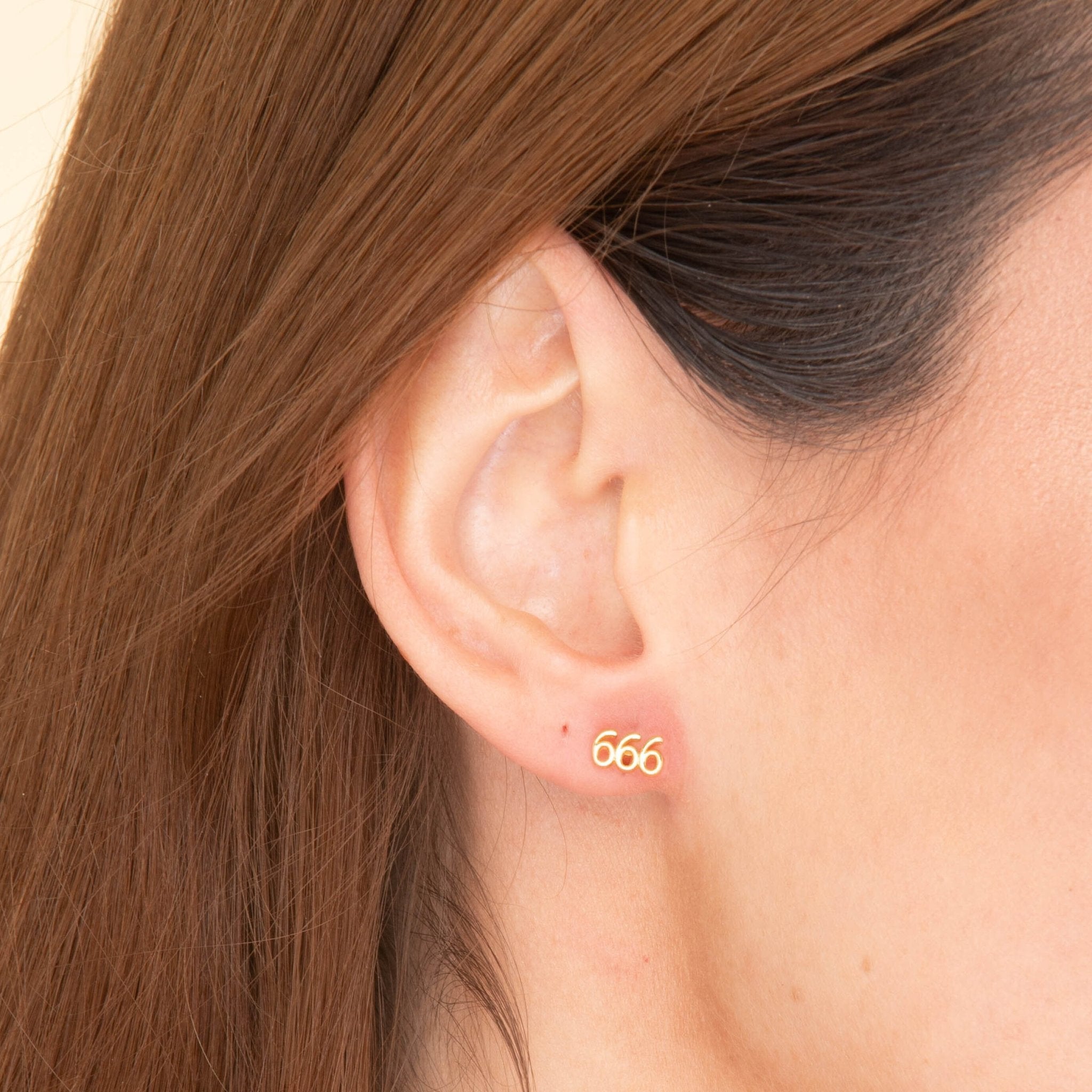 666 Angel Number Earrings - Camile & Stone