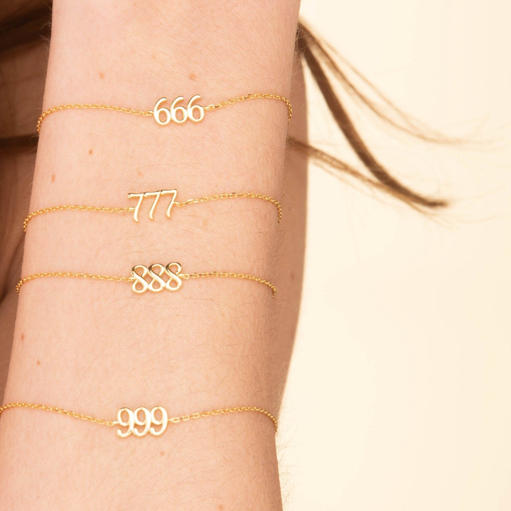 777 Angel Number Bracelet - Camile & Stone