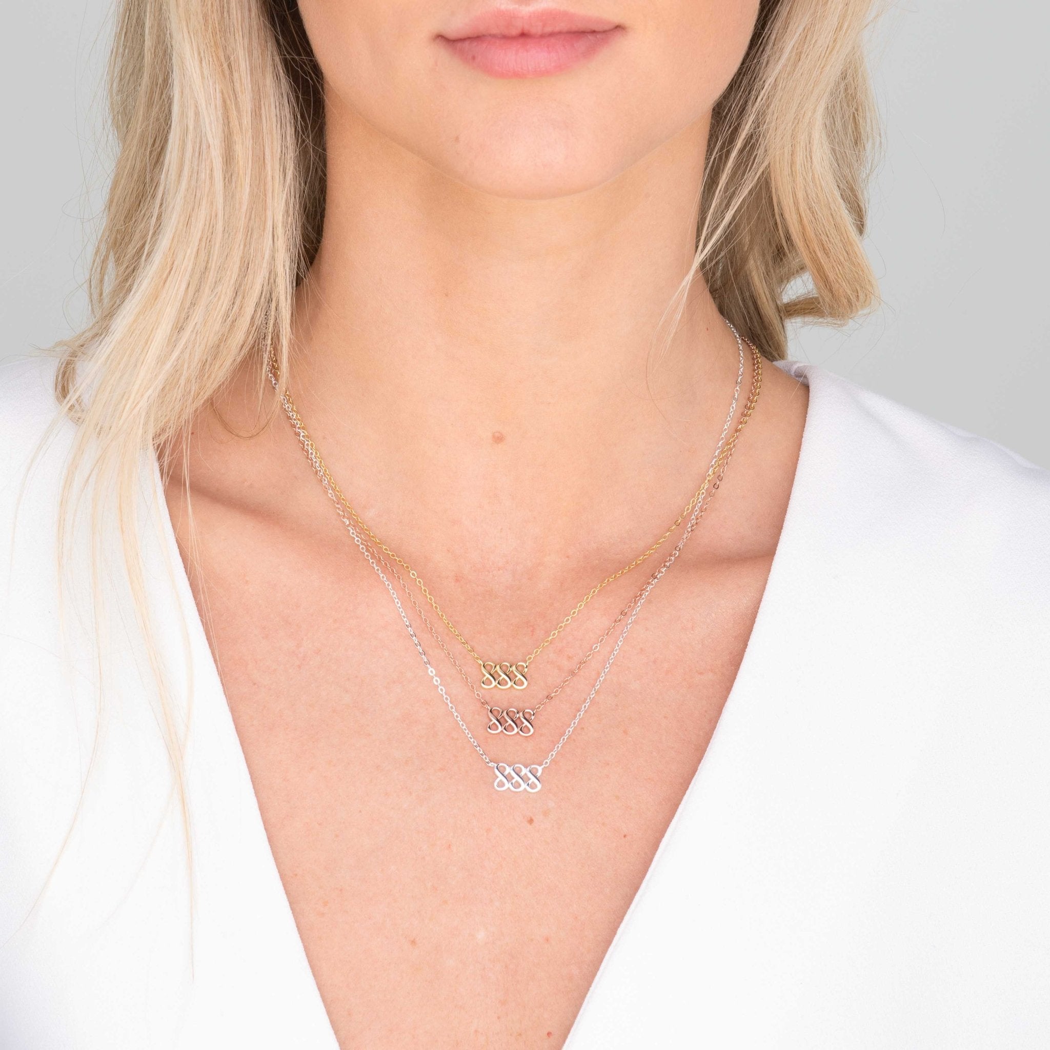 888 Angel Number Pendant Necklace - Camile & Stone