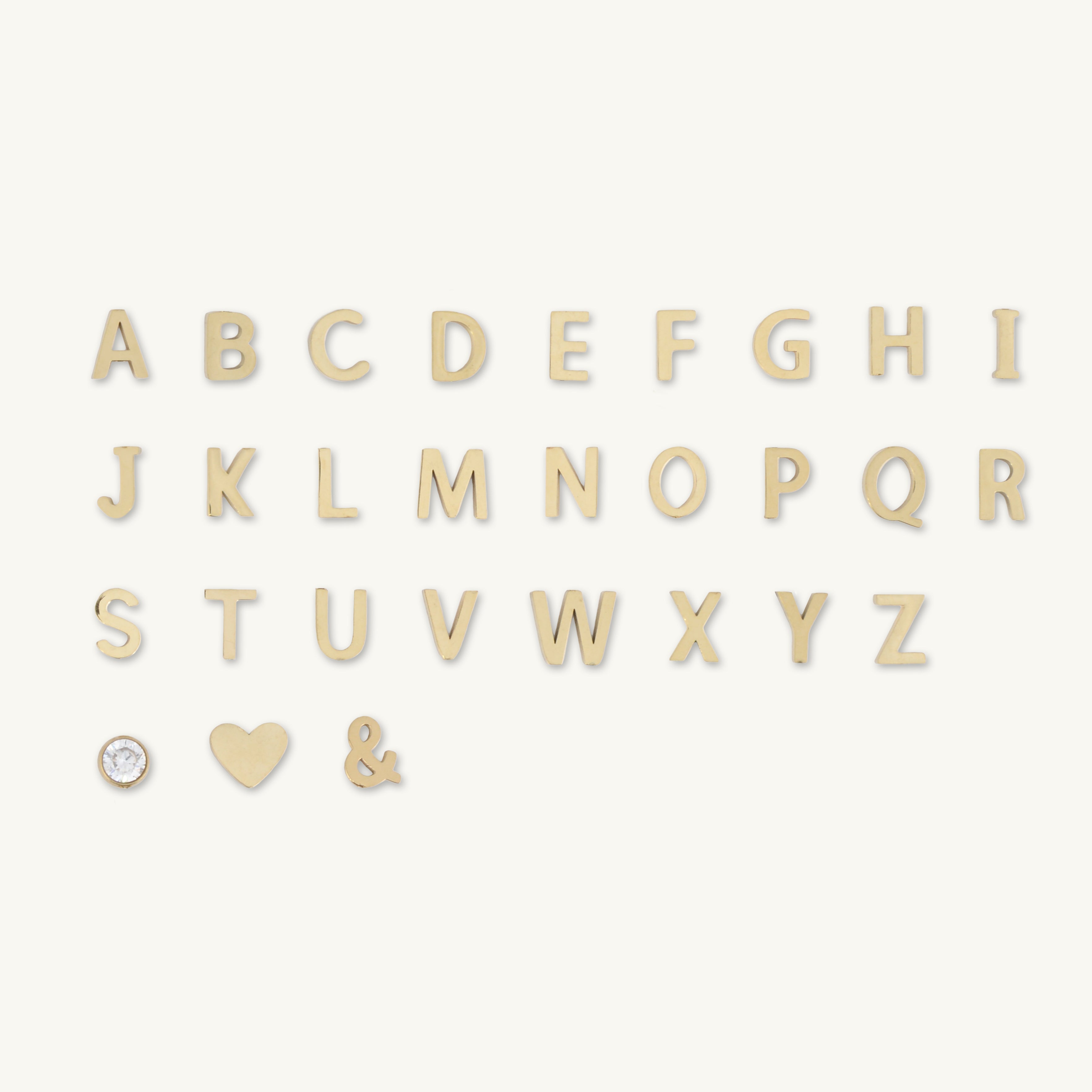 The Sideways Initial Letter Bracelet