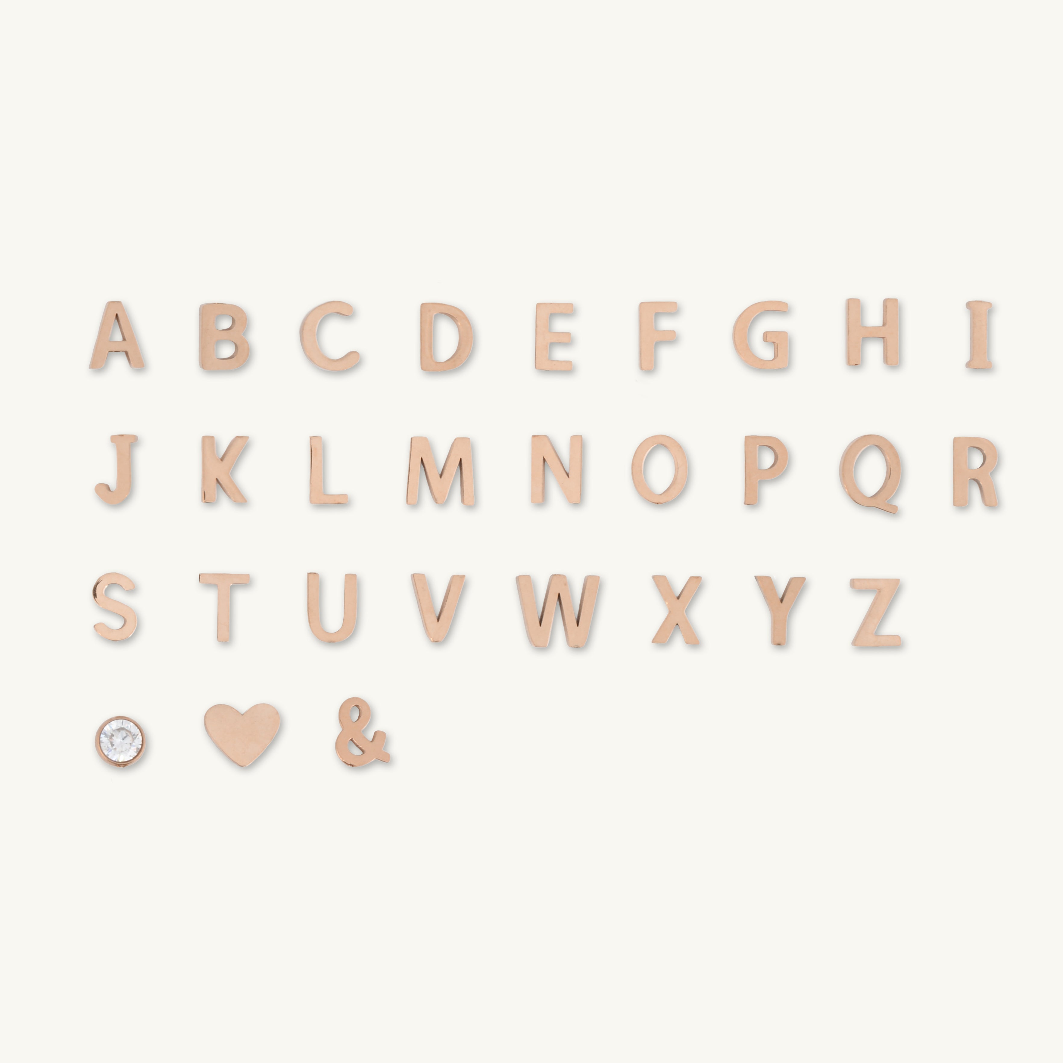The Sideways Initial Letter Bracelet