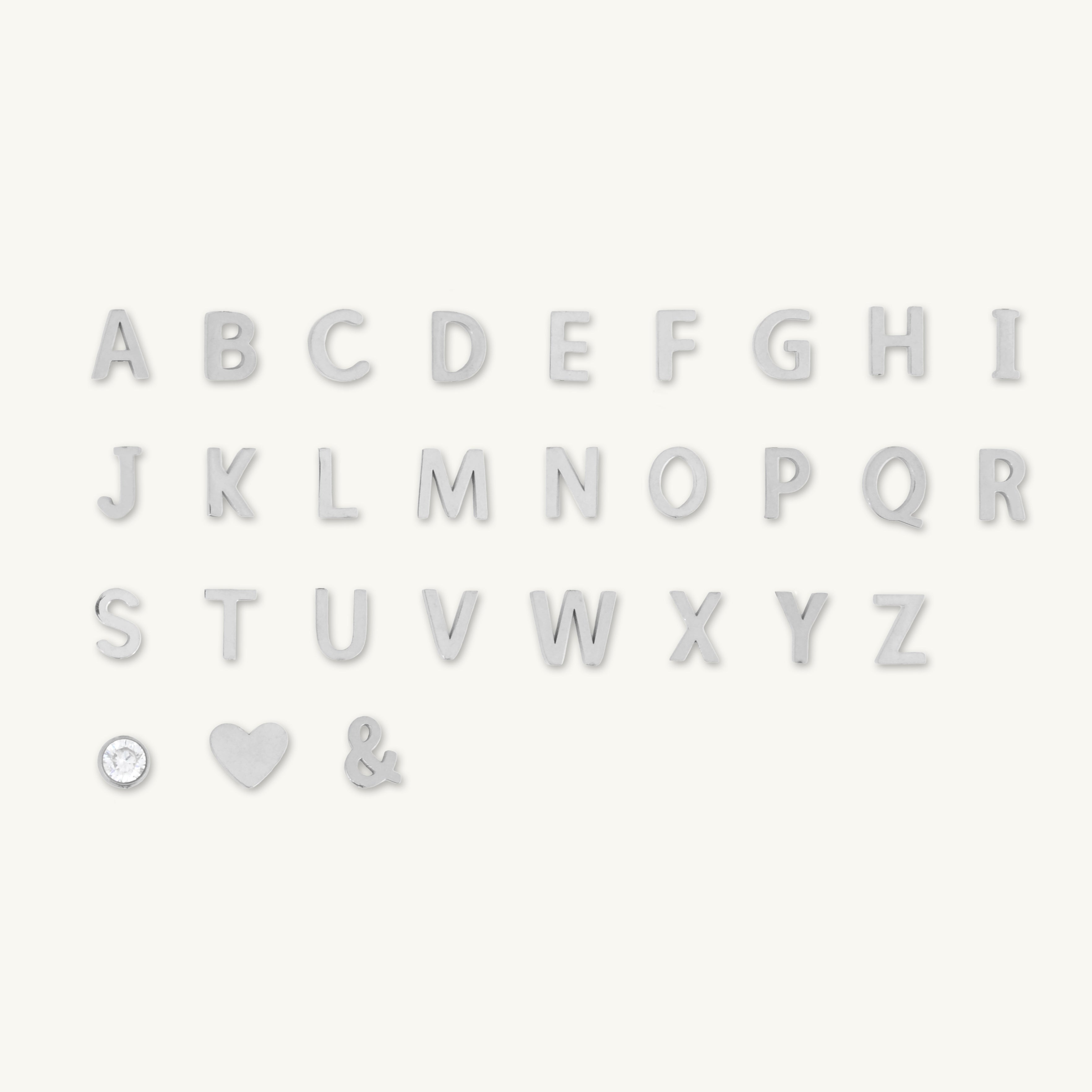 The Sideways Initial Letter Bracelet