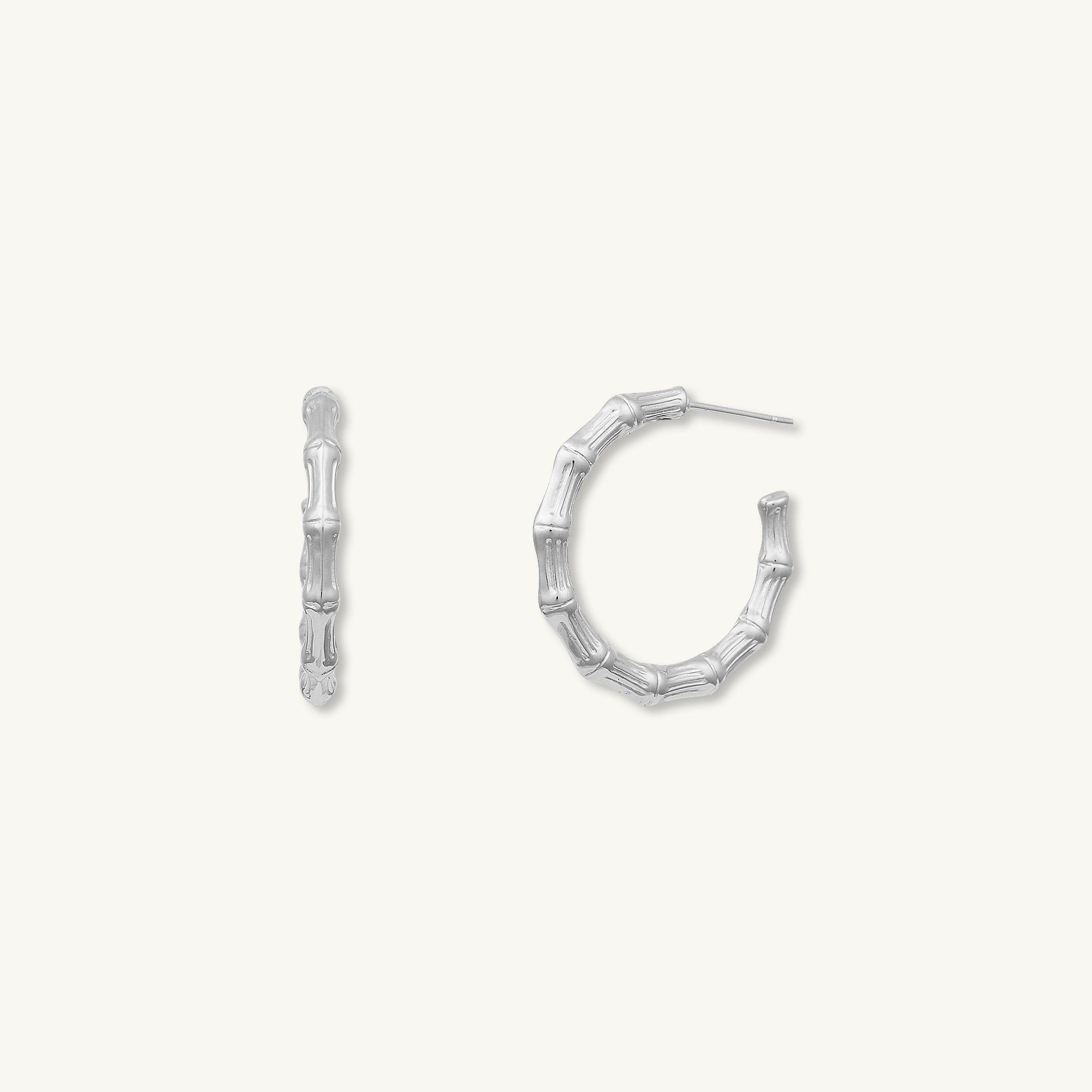 Amara Statement C Hoop Earrings - Camile & Stone