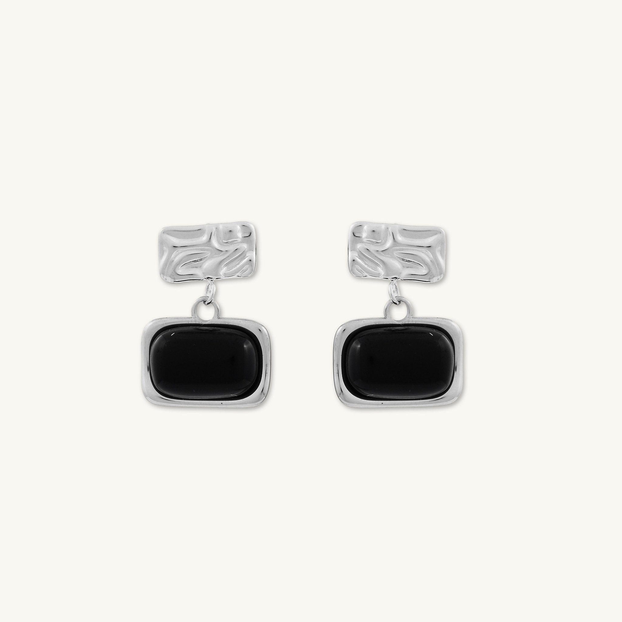 August Molten Black Onyx Earrings - Camile & Stone