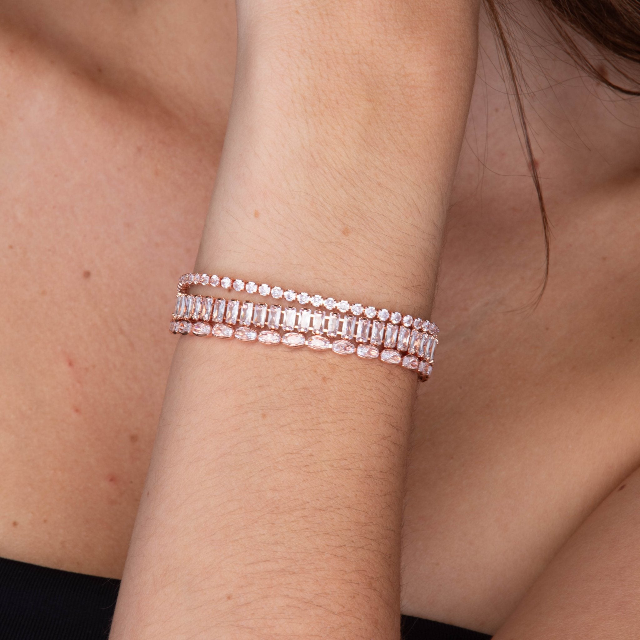 Baguette Tennis Bracelet - Camile & Stone