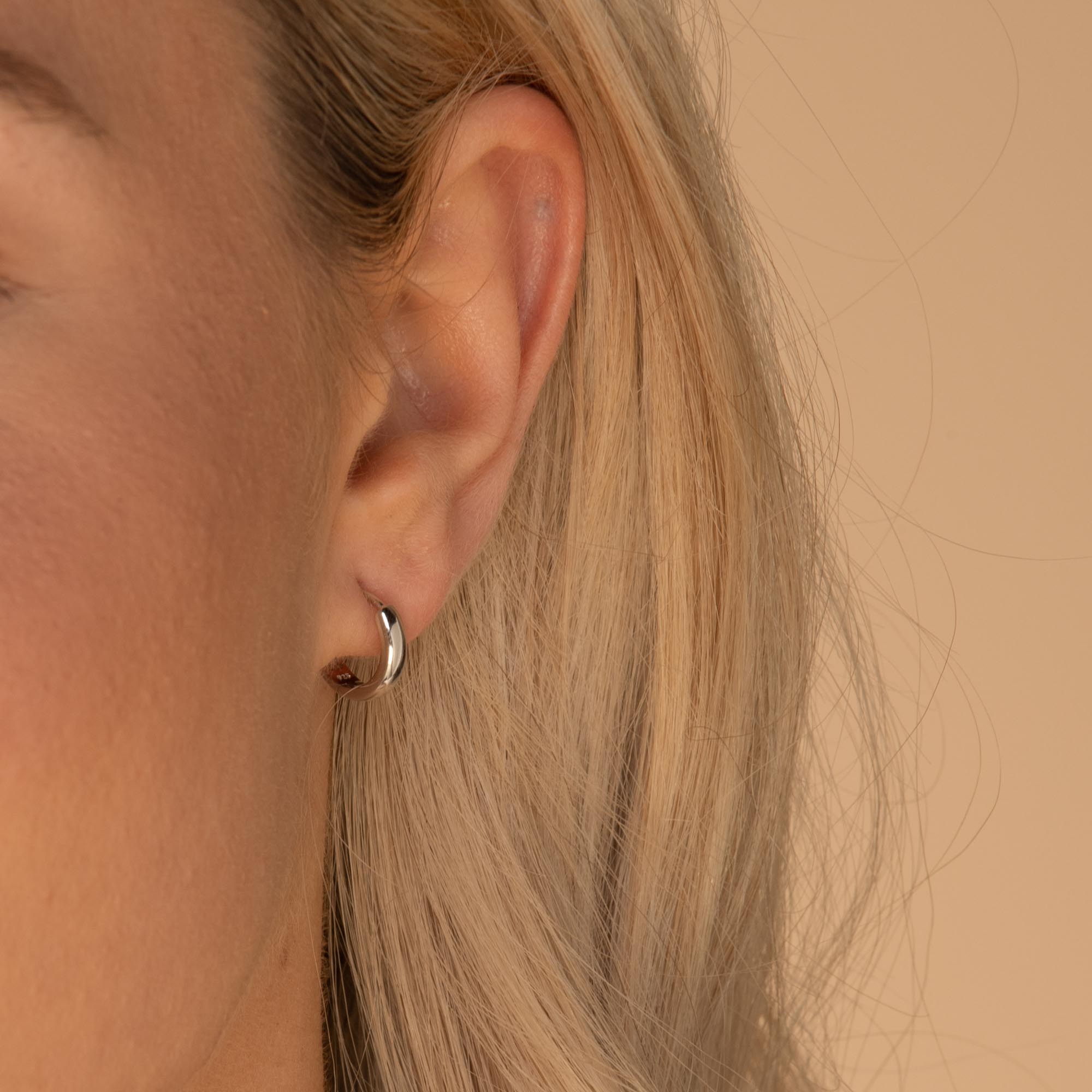 Basic Small Huggie Hoop Earrings - Camile & Stone