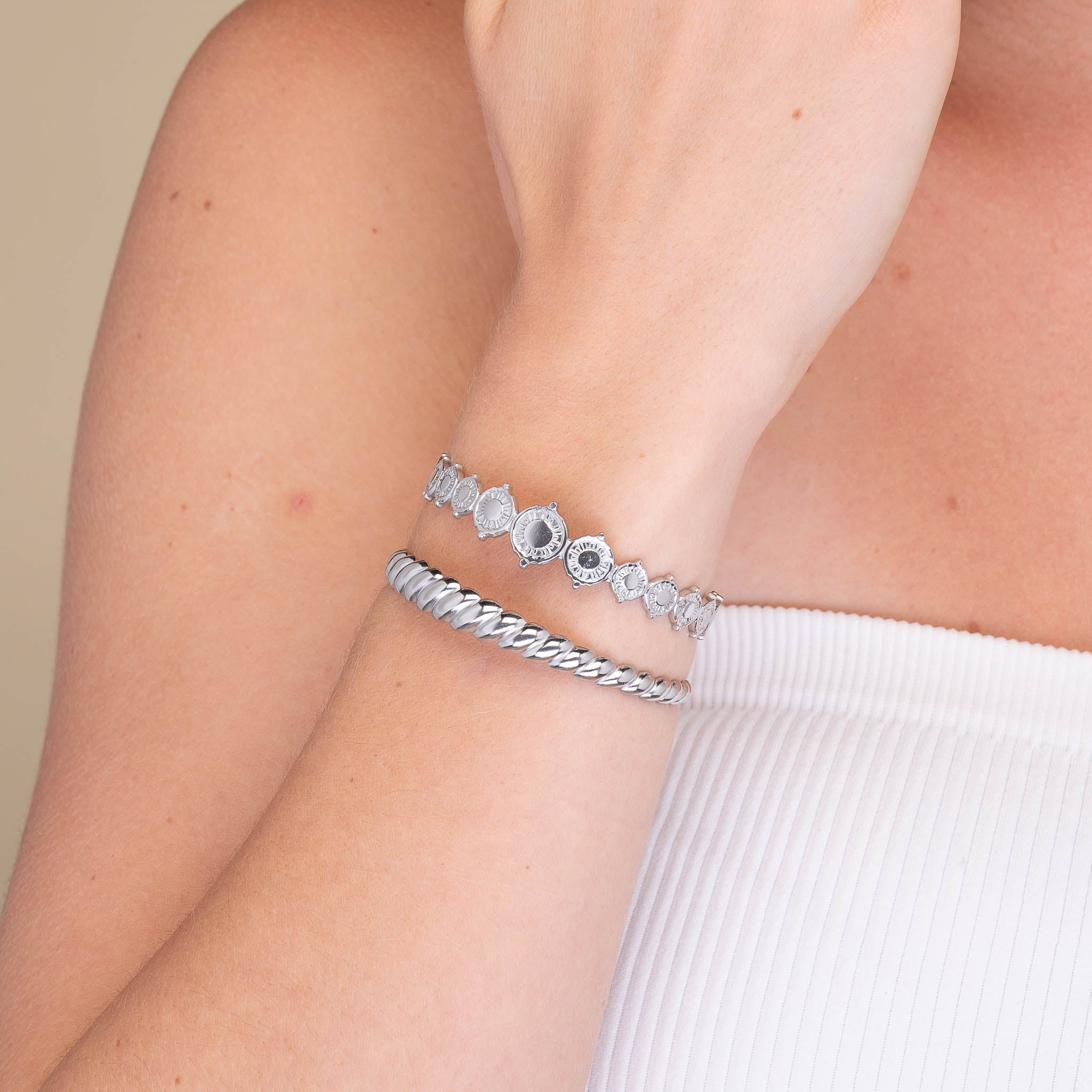 Bohemian Sun Open Cuff Bangle - Camile & Stone