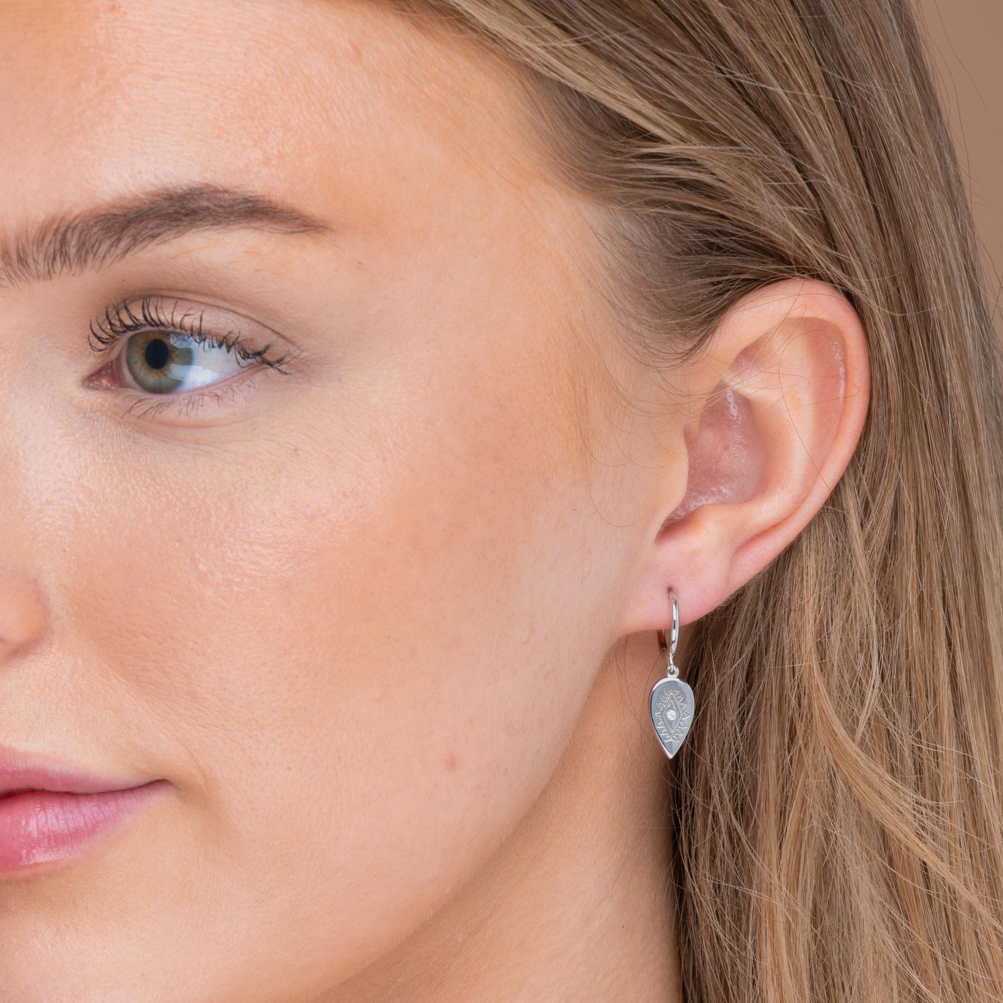 Boho Evil Eye Hoop Earrings - Camile & Stone