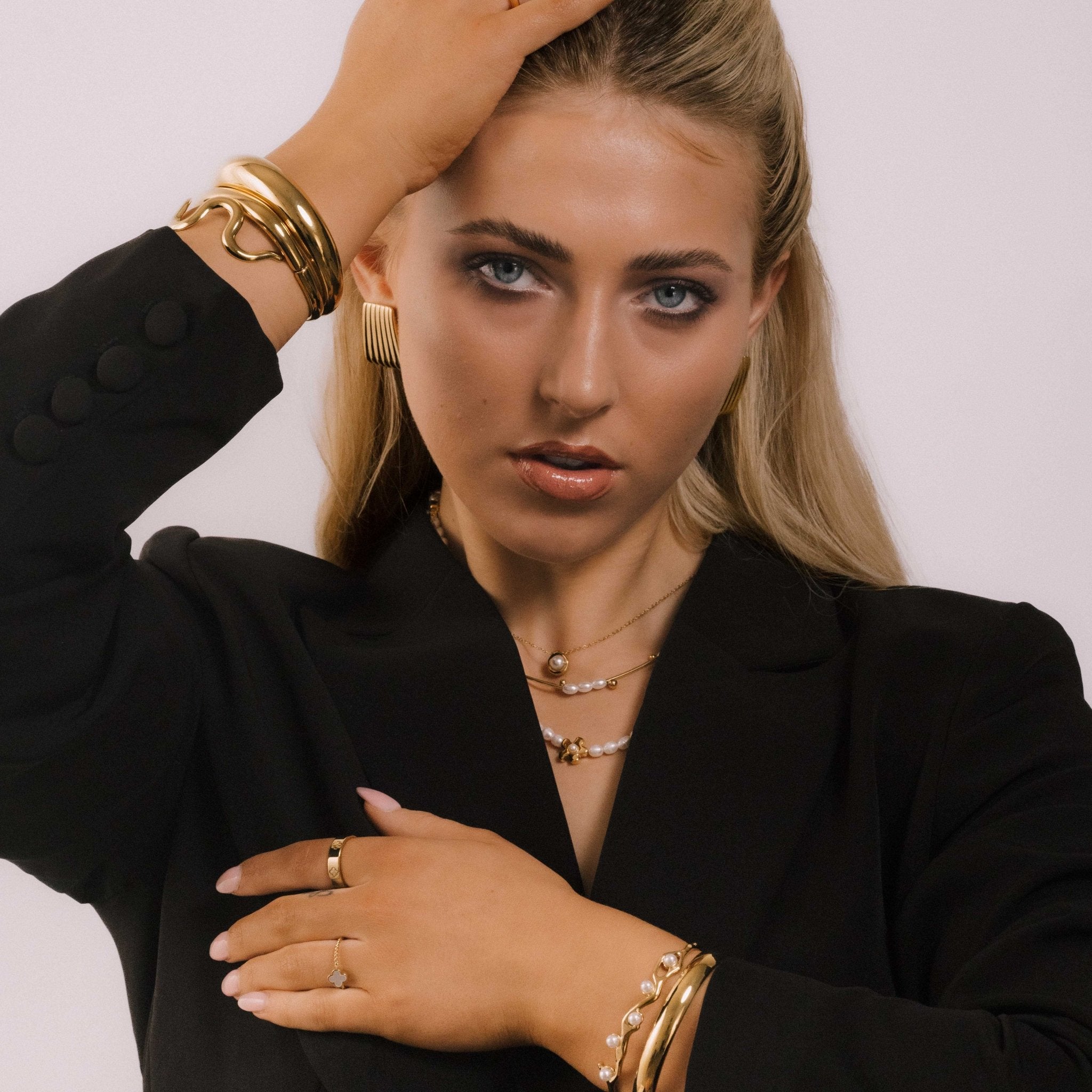 Boho Tide Open Cuff Bangle - Camile & Stone