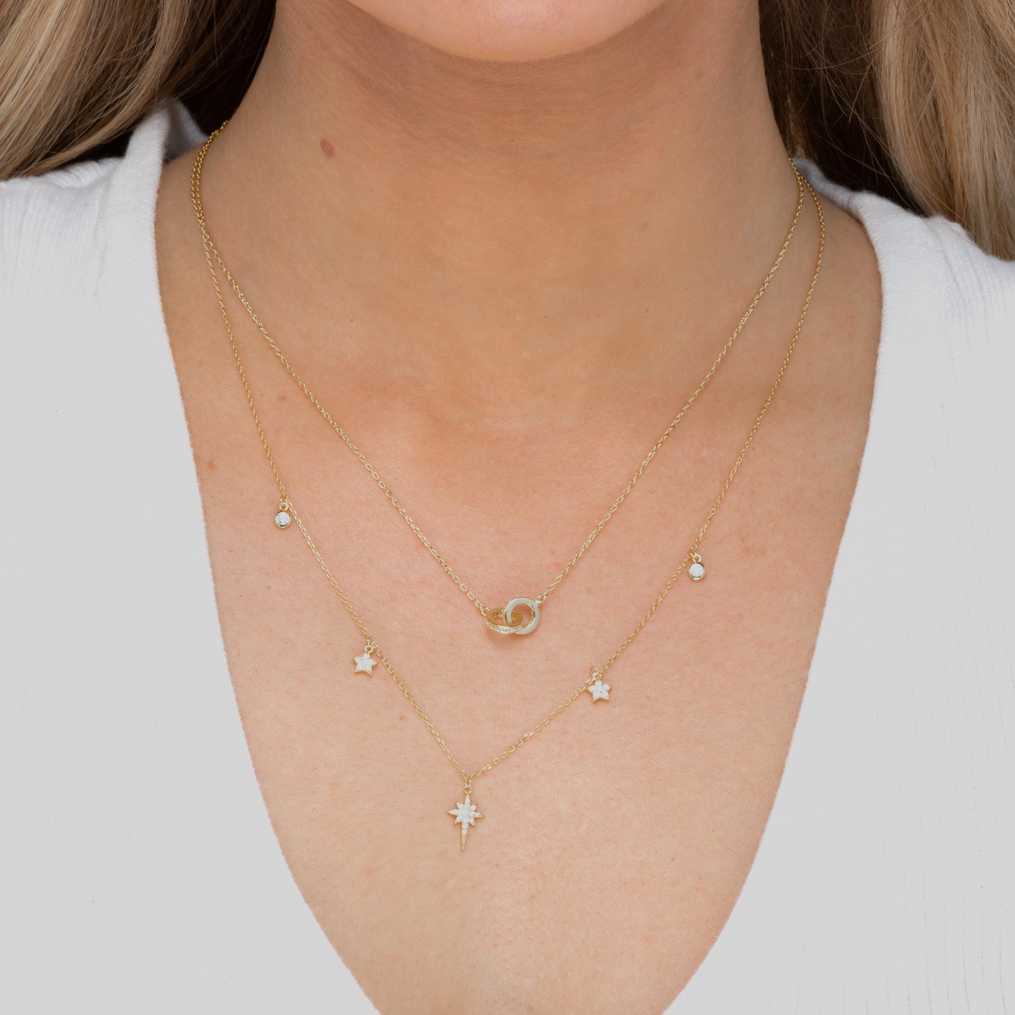 Bond Eternity Sapphire Chain Necklace - Camile & Stone