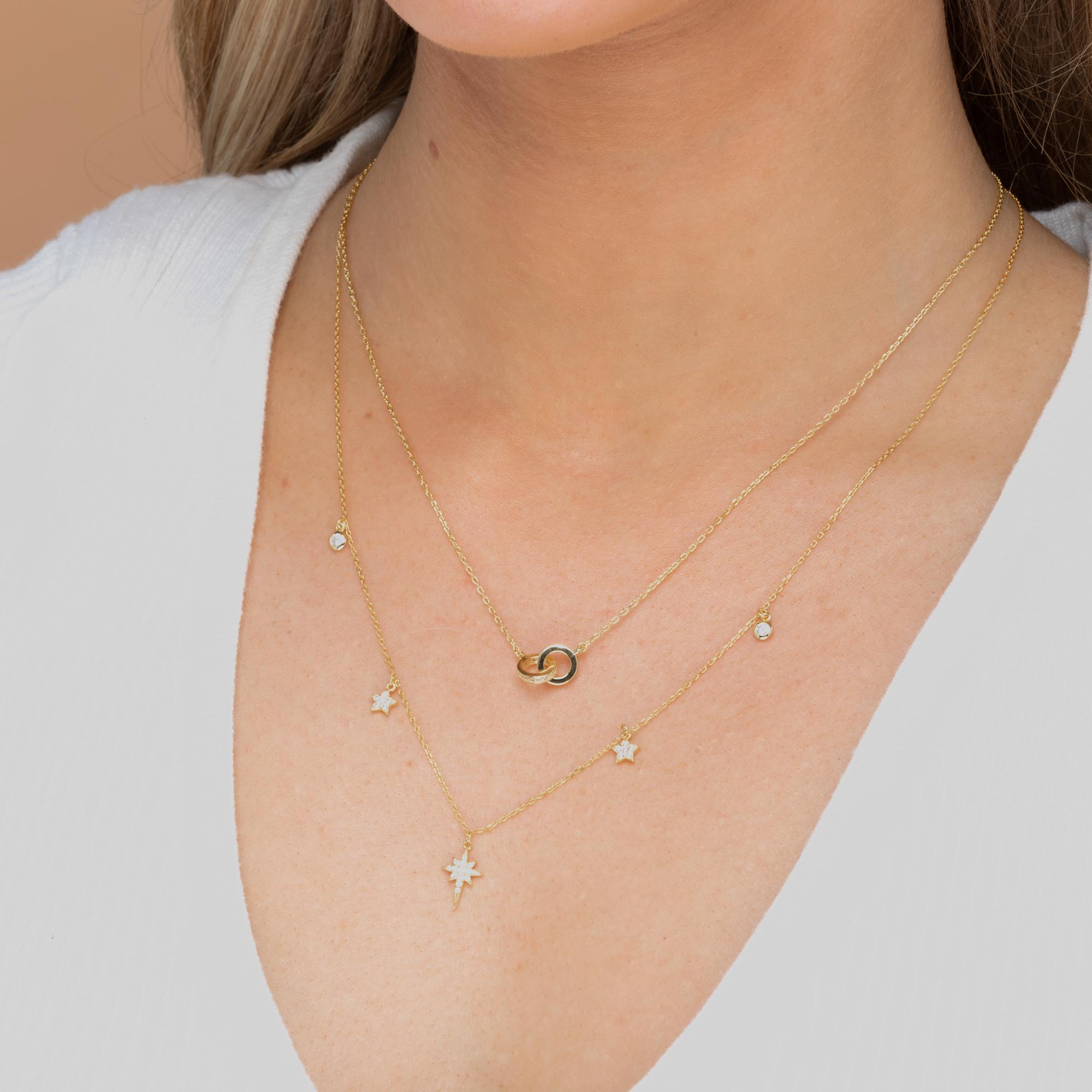 Bond Eternity Sapphire Chain Necklace - Camile & Stone