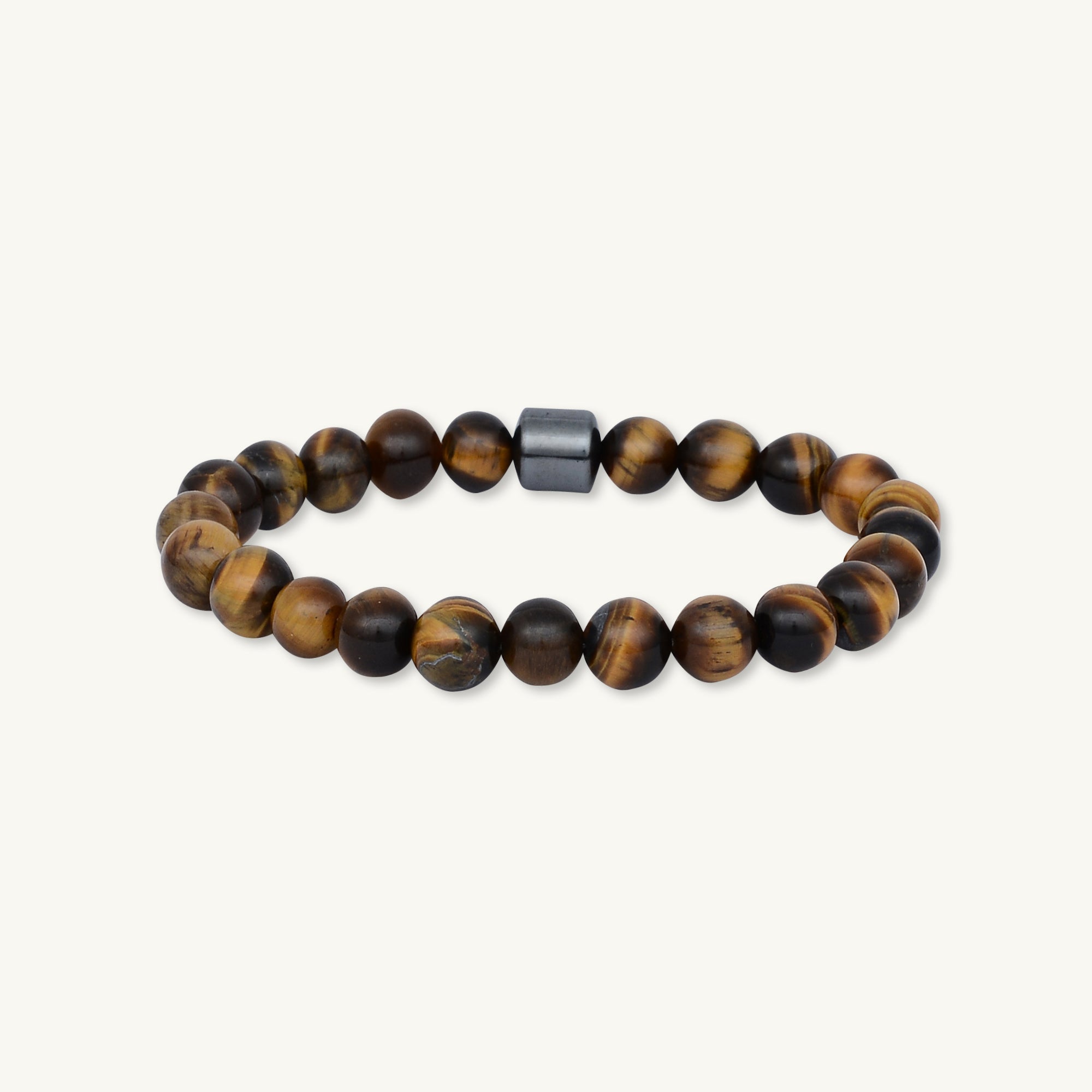 Brown Tiger Eye Beaded Bracelet - Camile & Stone