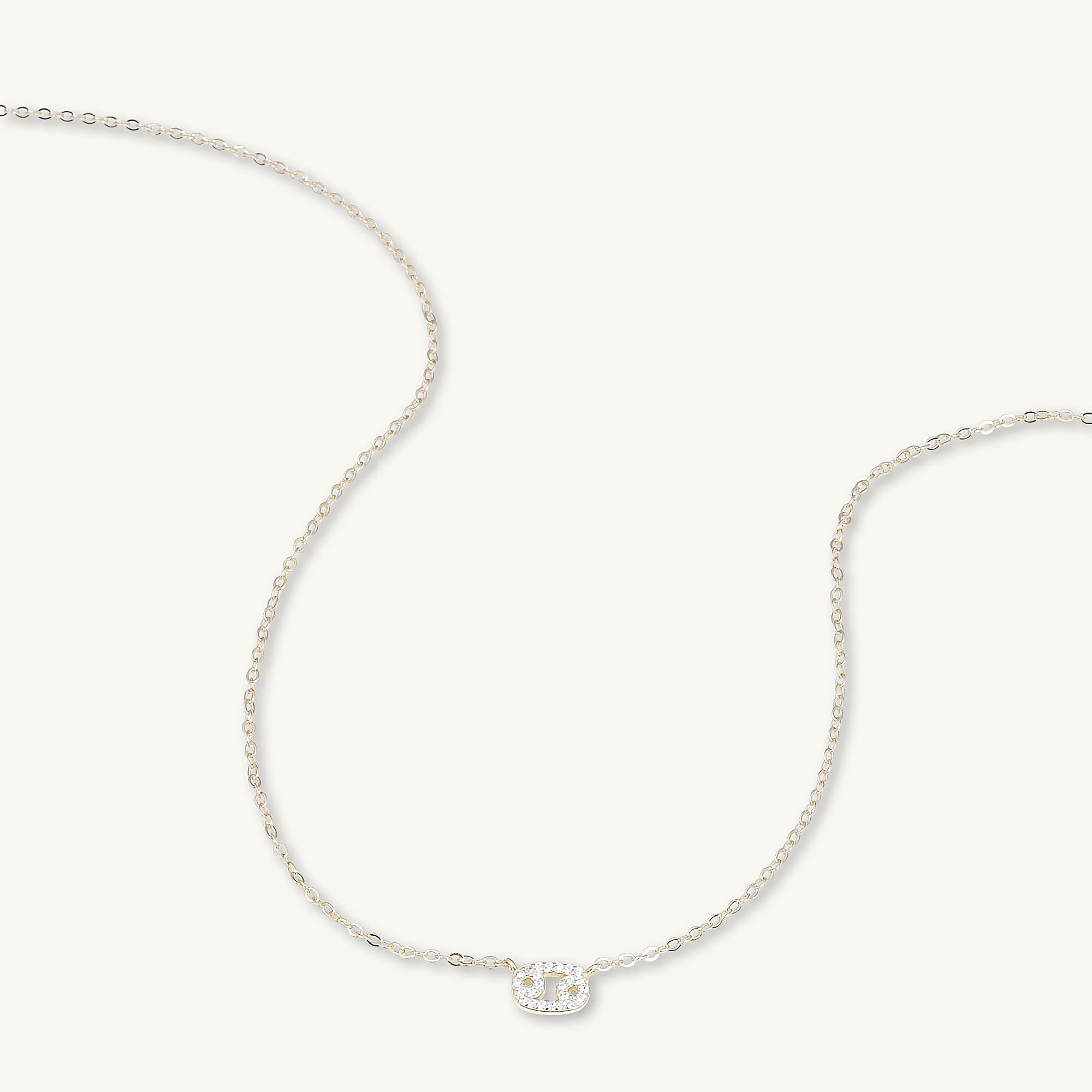 Cancer Sapphire Charm Zodiac Star Sign Necklace - Camile & Stone