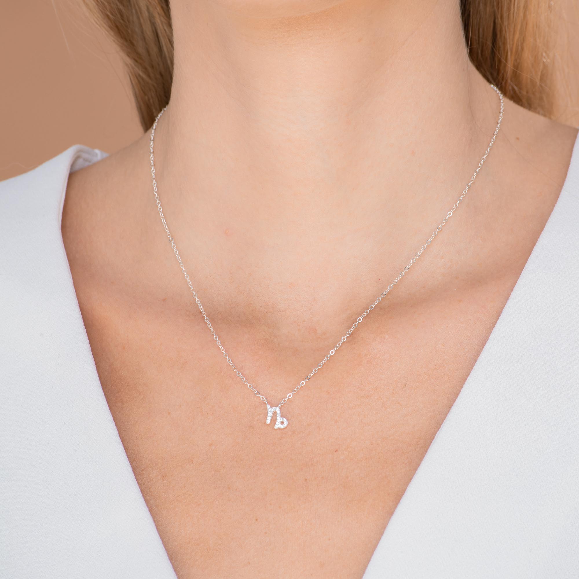 Capricorn Sapphire Charm Zodiac Star Sign Necklace - Camile & Stone