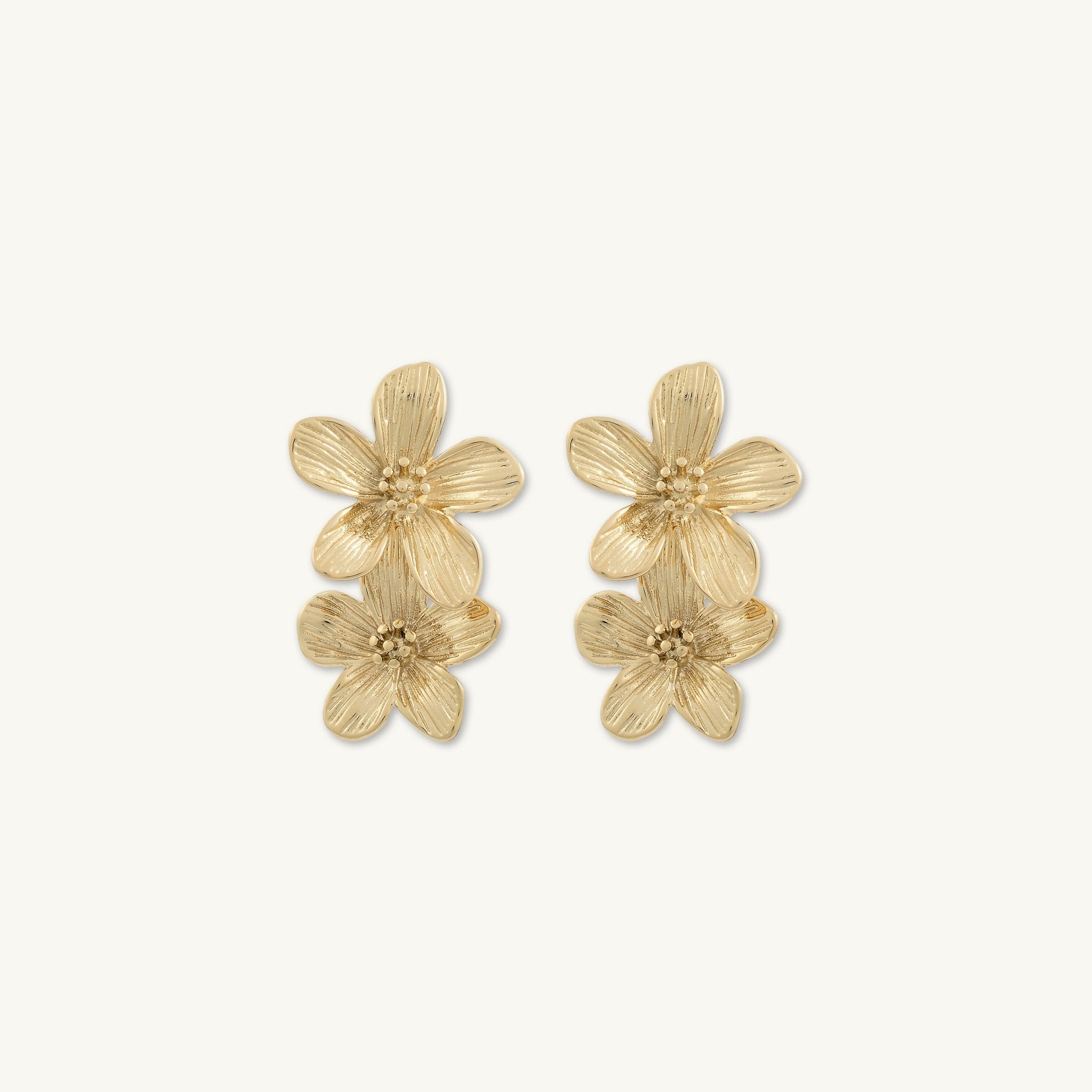 Charelle Floral Statement Earrings - Camile & Stone