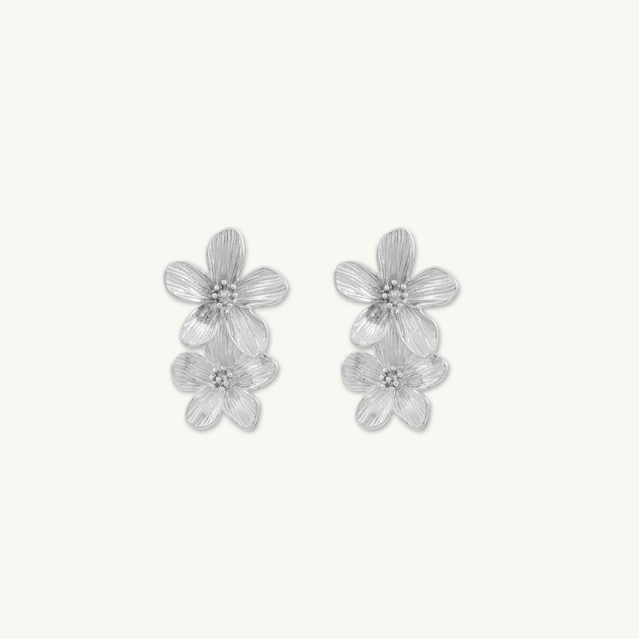 Charelle Floral Statement Earrings - Camile & Stone