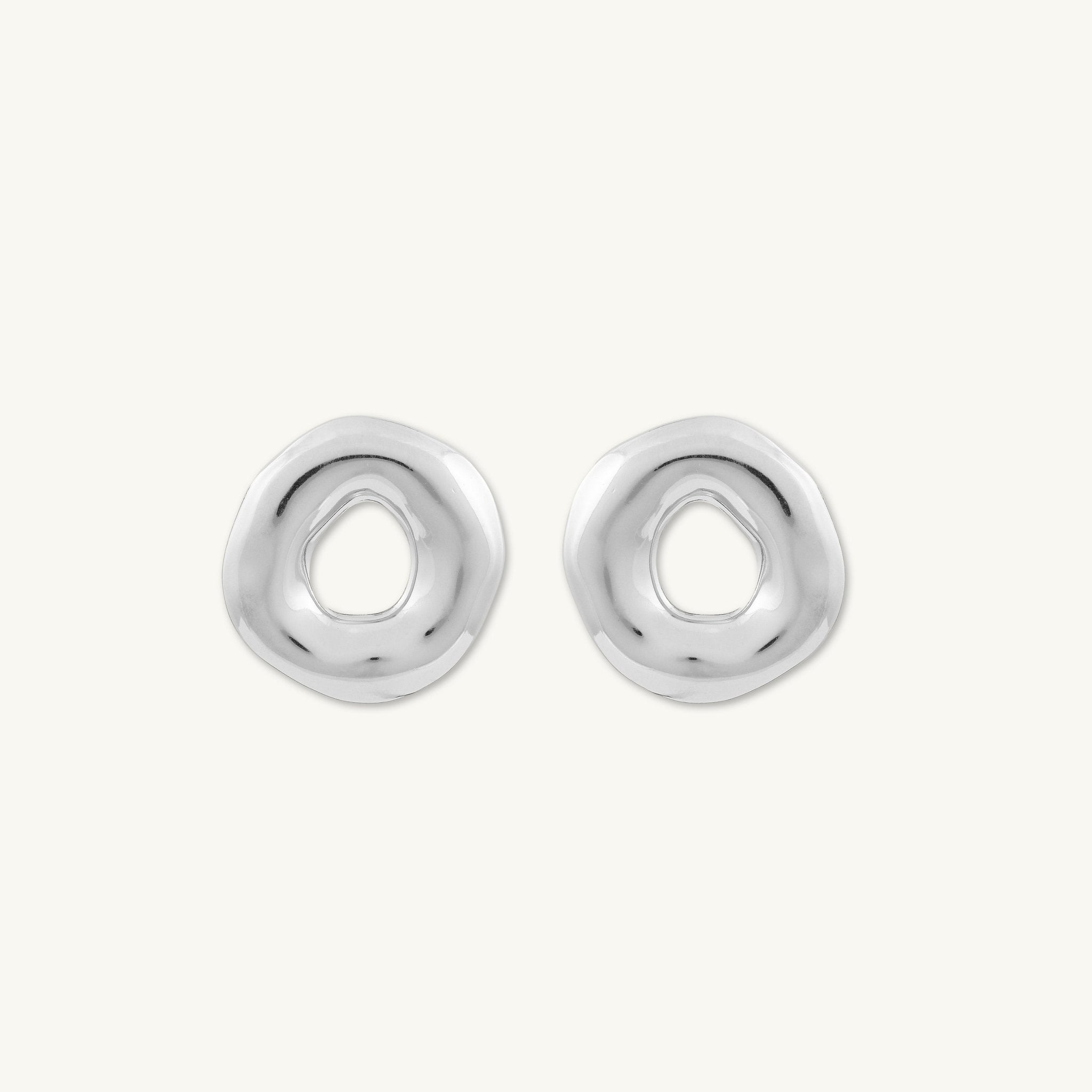 Chloe Circular Molten Earrings - Camile & Stone