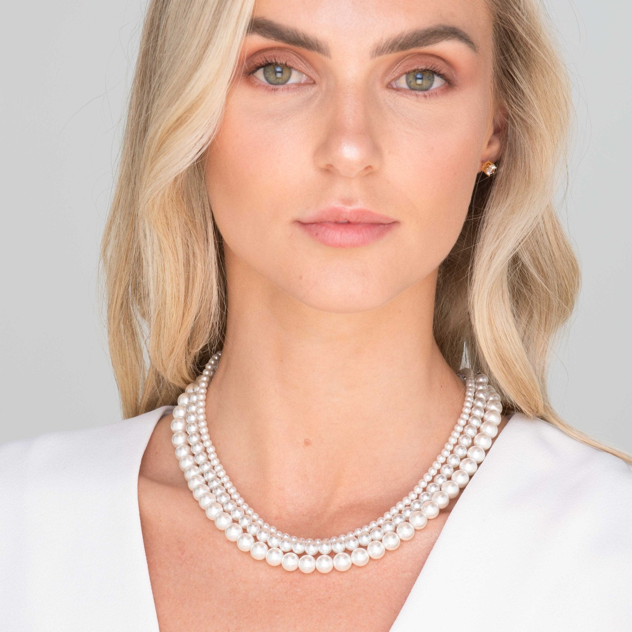 Classic 6mm Round Pearl Necklace - Camile & Stone