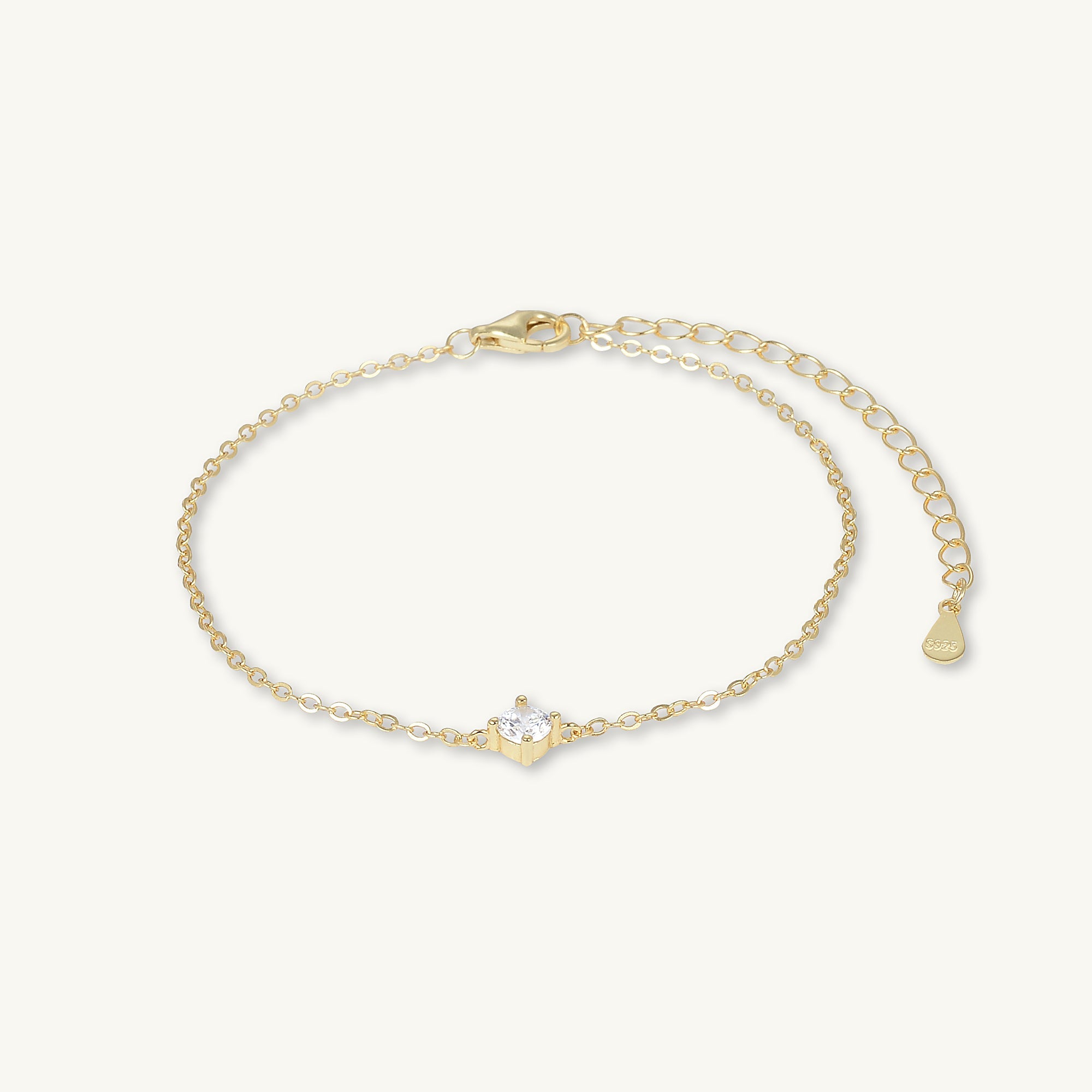Classic Birthstone April Bracelet - Camile & Stone