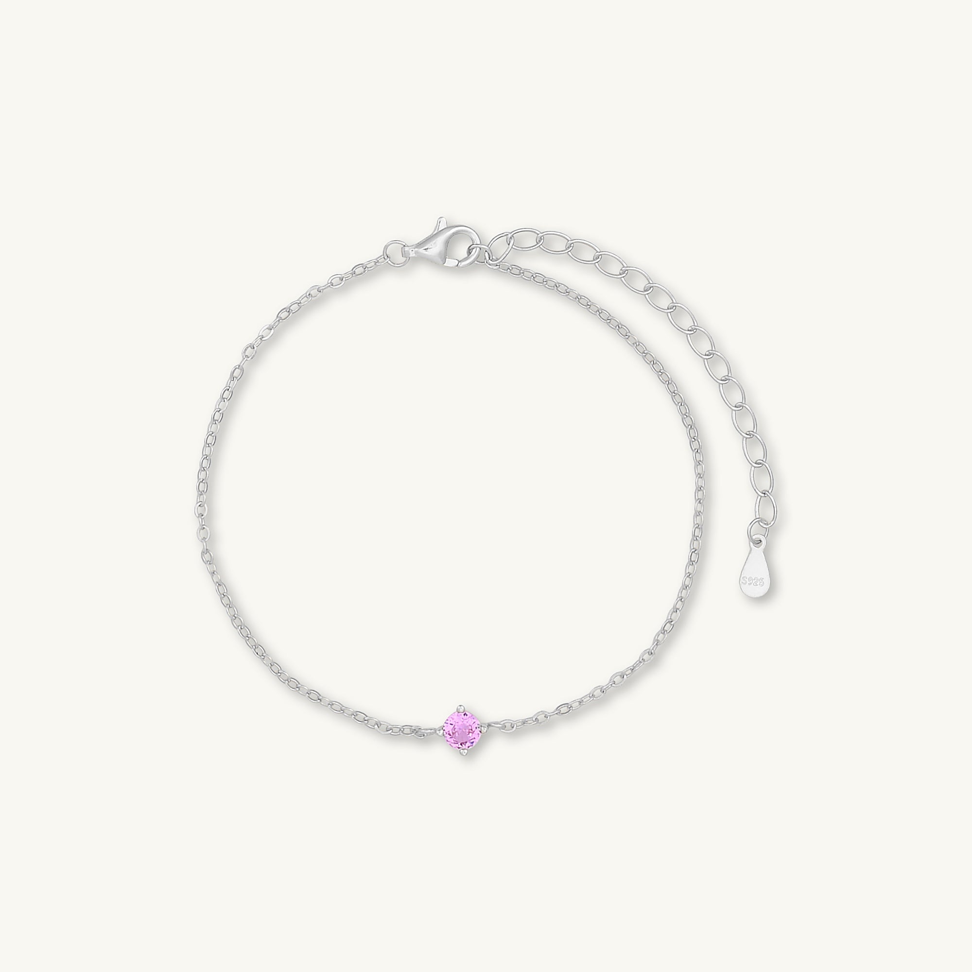 Classic Birthstone Bracelet July - Camile & Stone