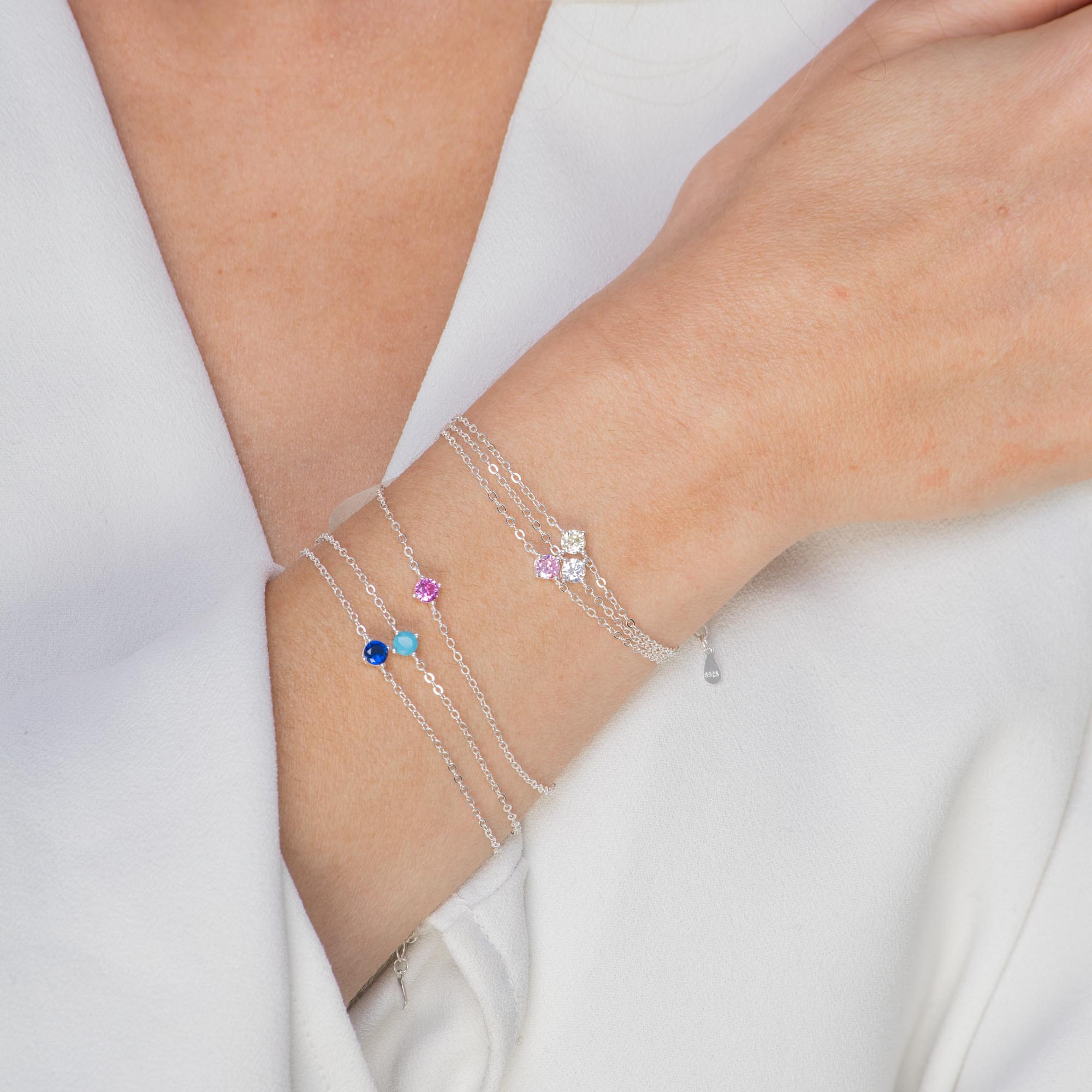 Classic Birthstone Bracelet July - Camile & Stone