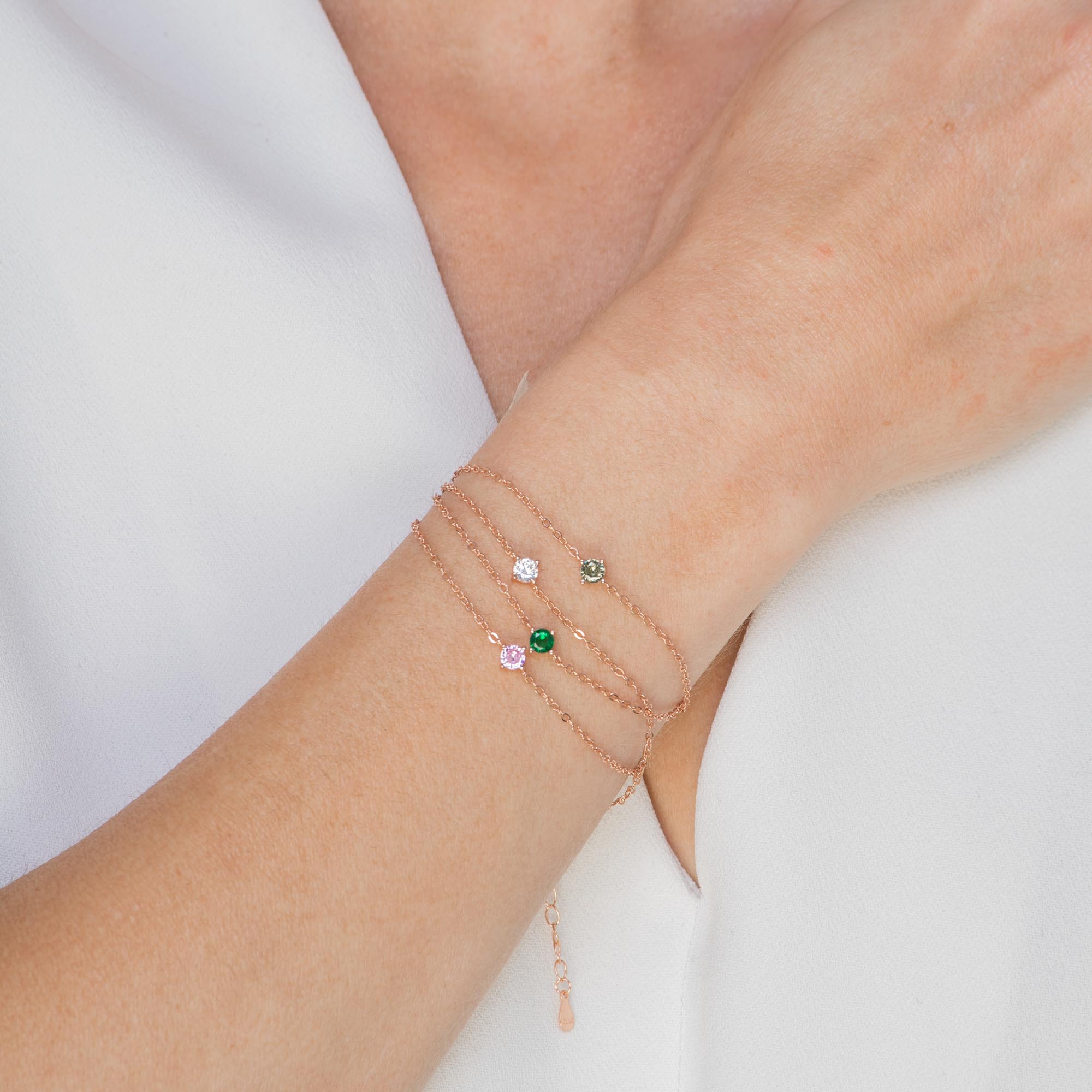 Classic Birthstone Bracelet May - Camile & Stone