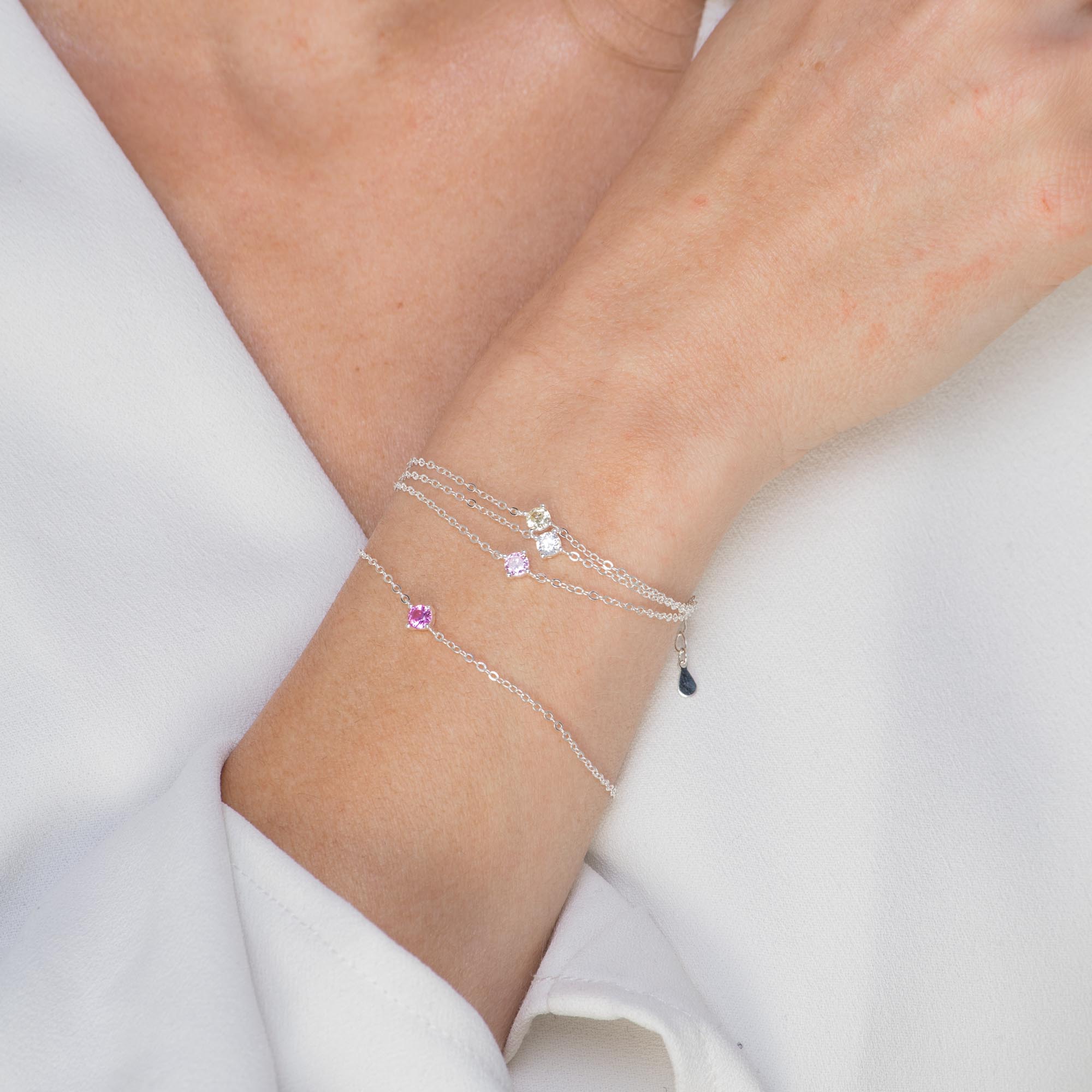 Classic Birthstone Bracelet October - Camile & Stone