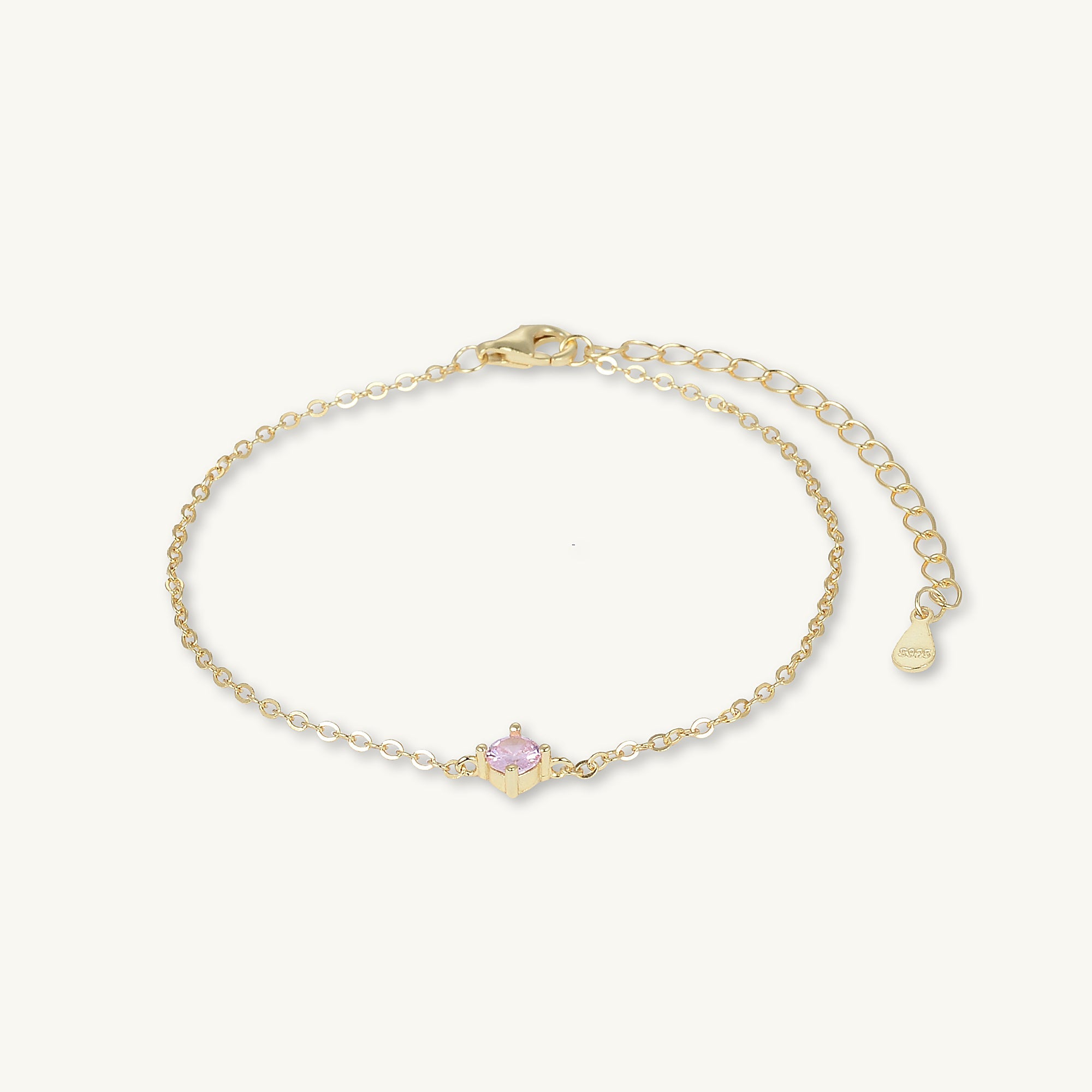 Classic Birthstone Bracelet October - Camile & Stone