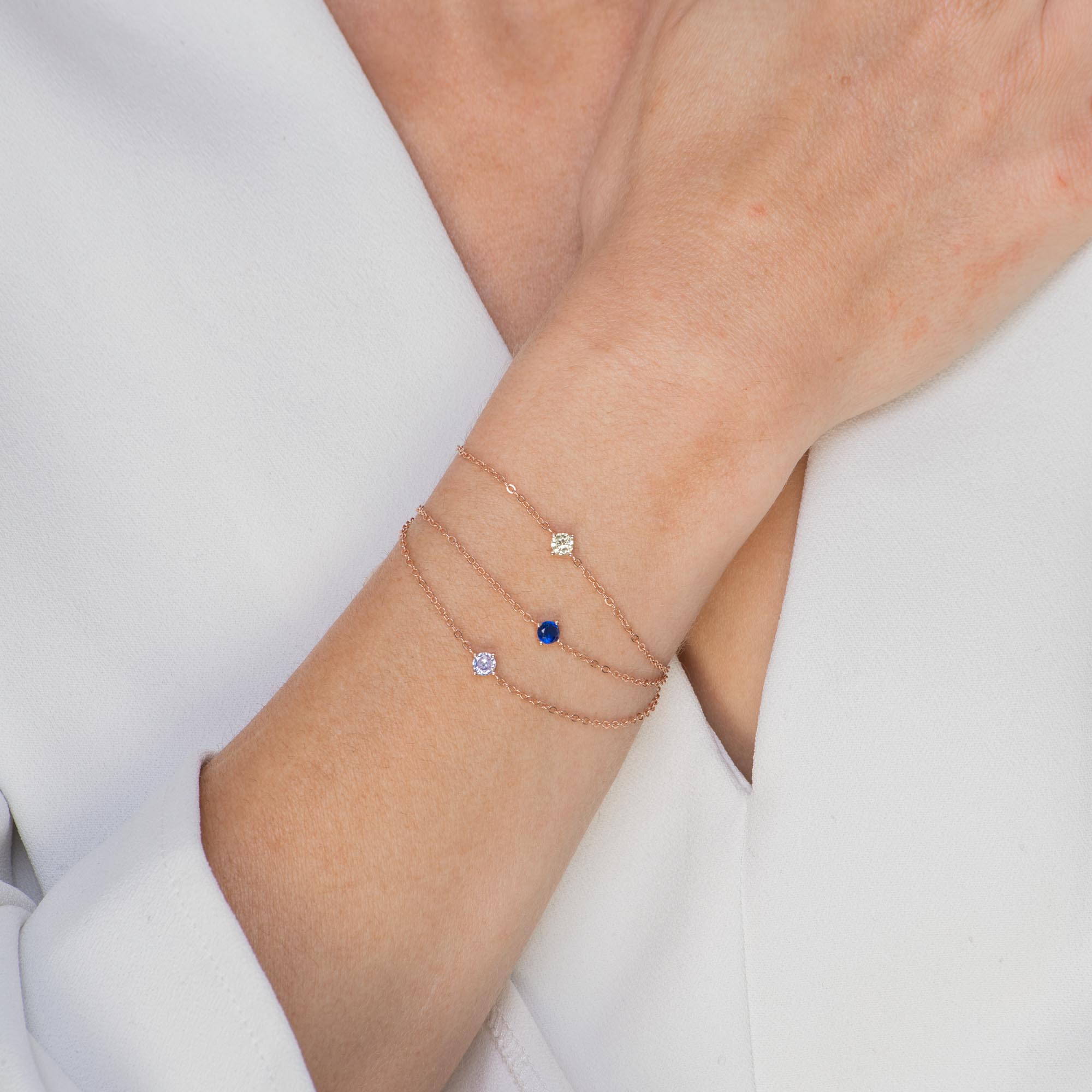 Classic Birthstone Bracelet September - Camile & Stone