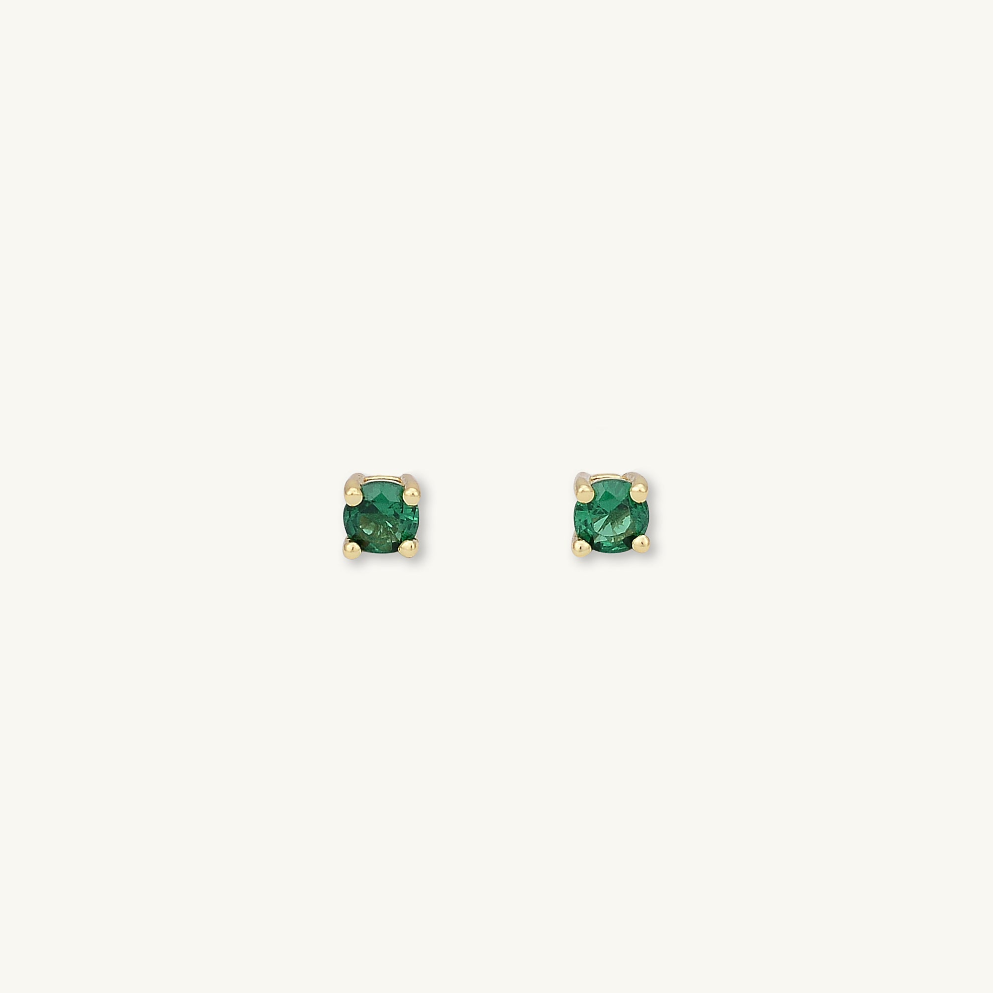 Classic Birthstone Earrings May - Camile & Stone