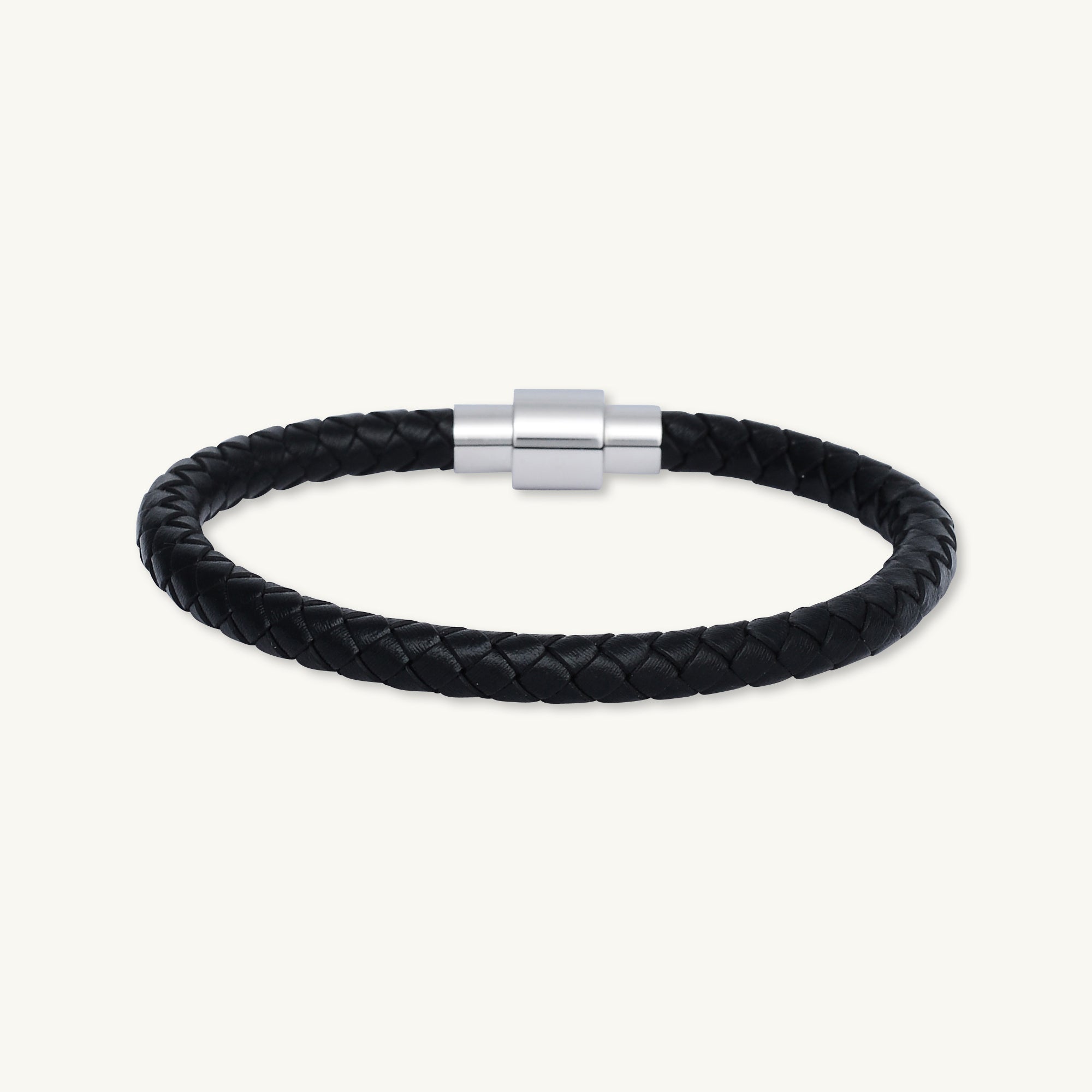 Classic Leather Magnetic Clasp Bracelet - Camile & Stone