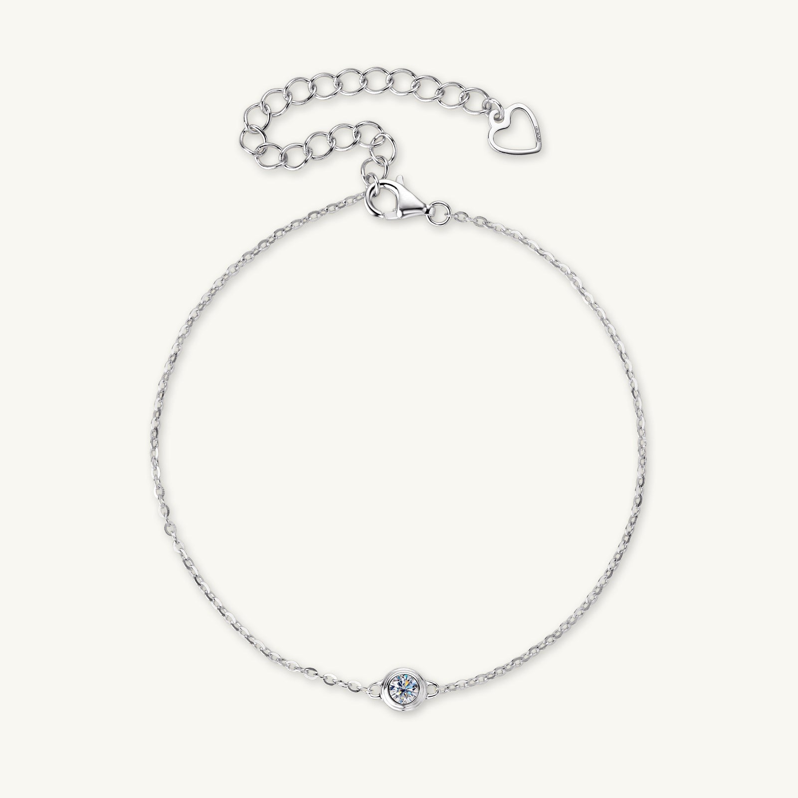 Classic Moissanite Chain Bracelet - Camile & Stone