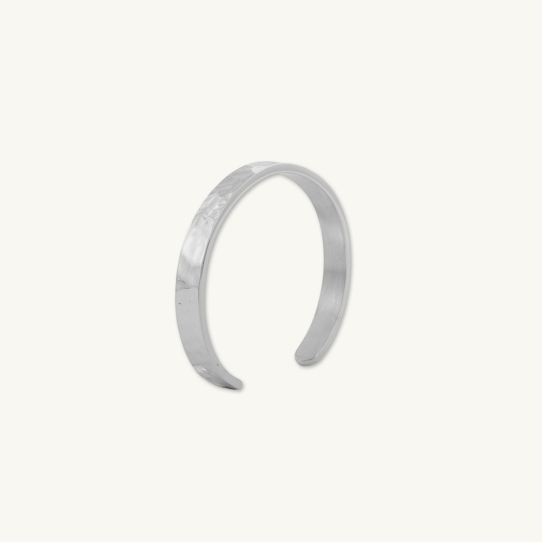Classic Molten Open Cuff Bangle - Camile & Stone