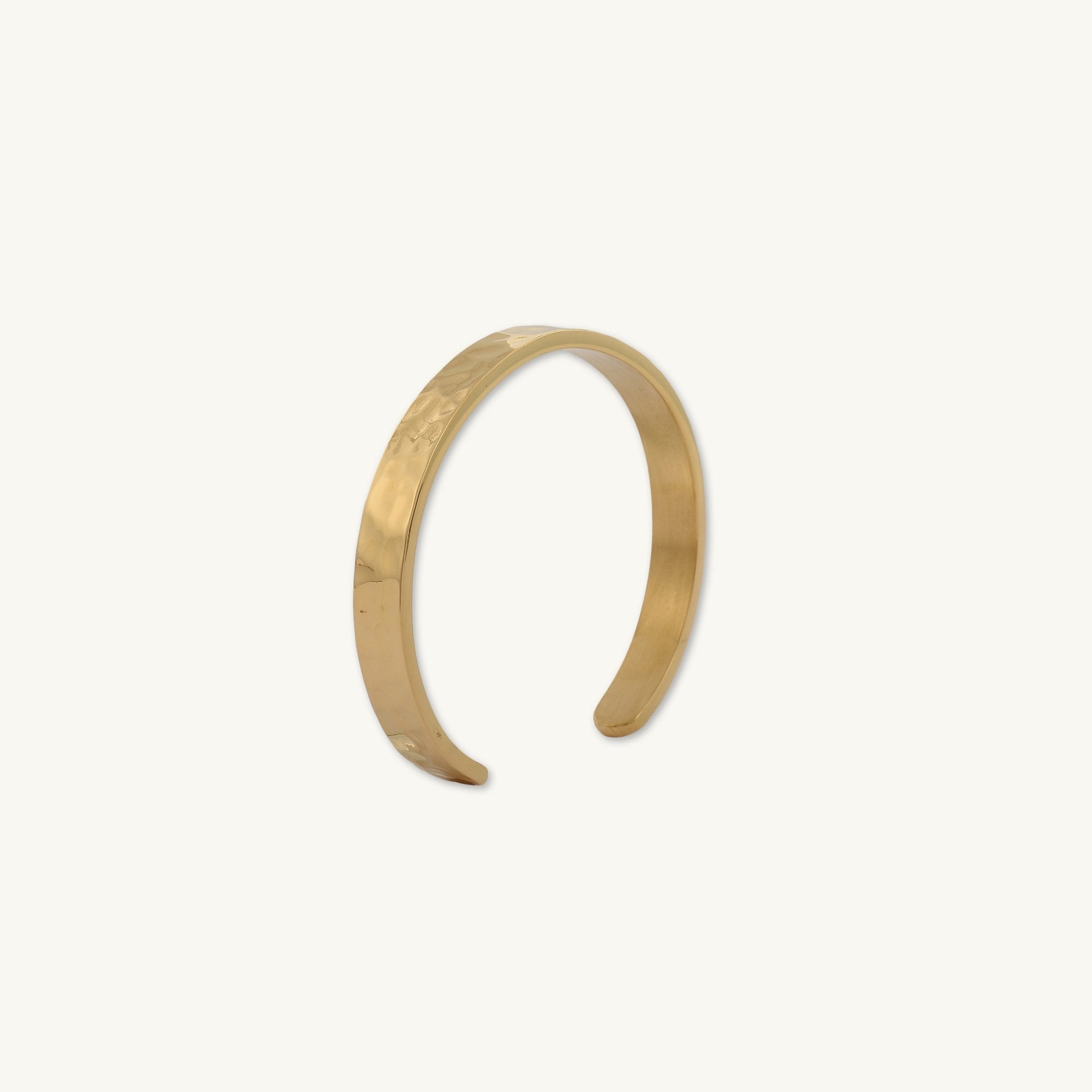 Classic Molten Open Cuff Bangle - Camile & Stone