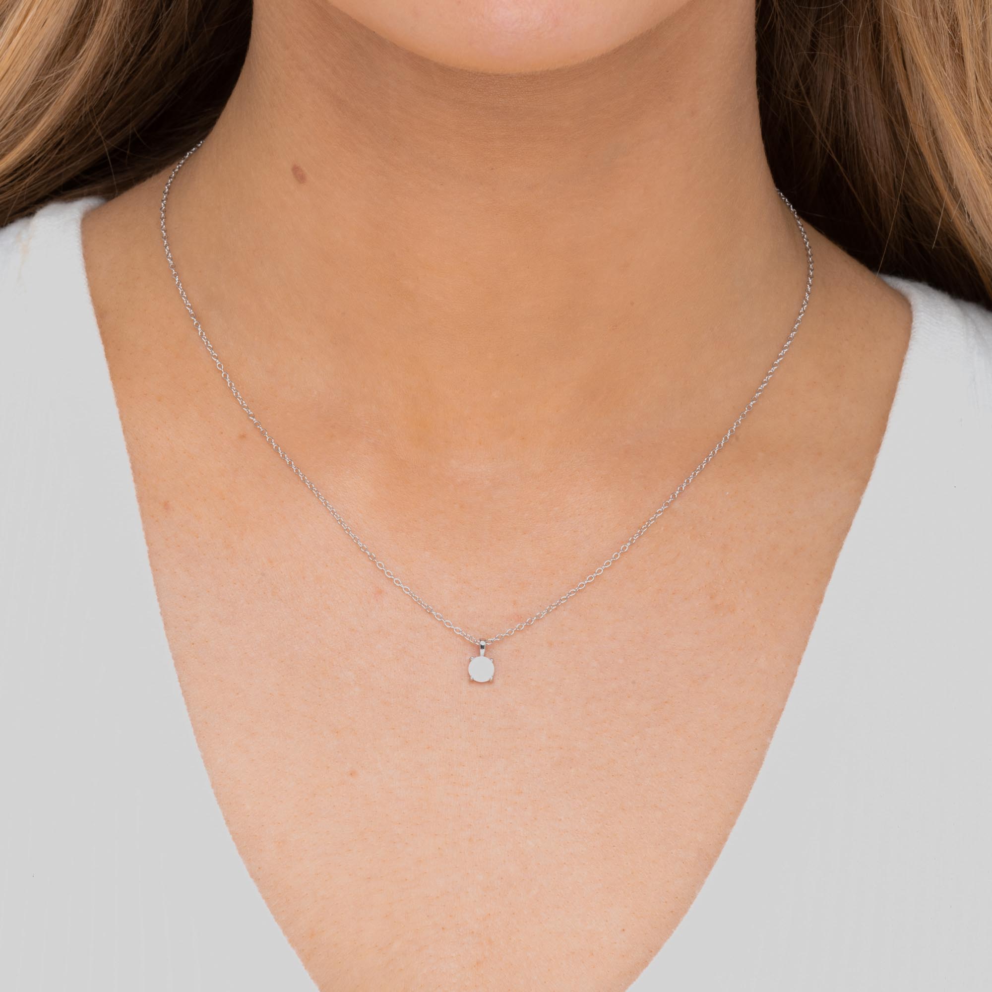 Classic Opal Pendant Necklace - Camile & Stone