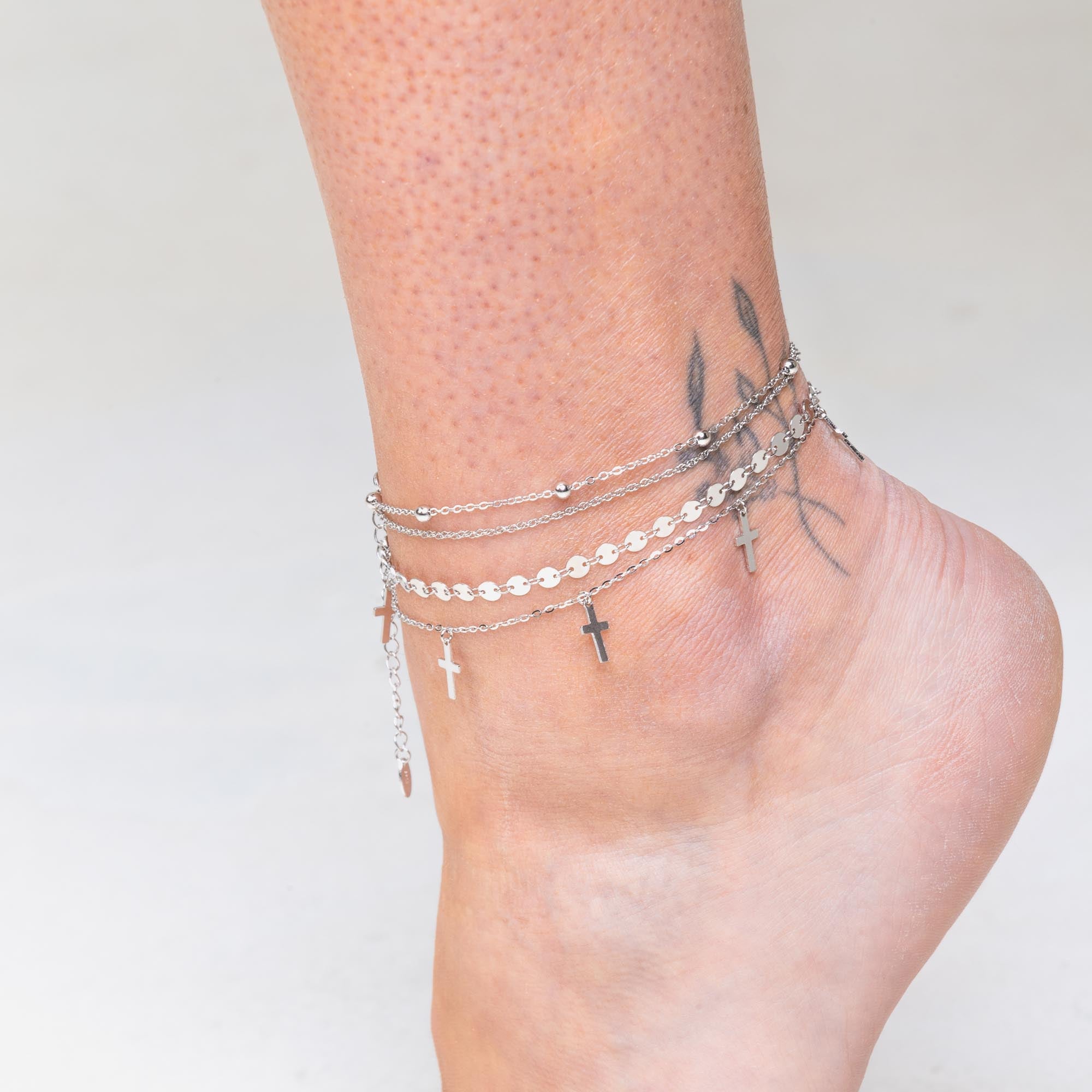 Classic Satellite Chain Anklet - Camile & Stone